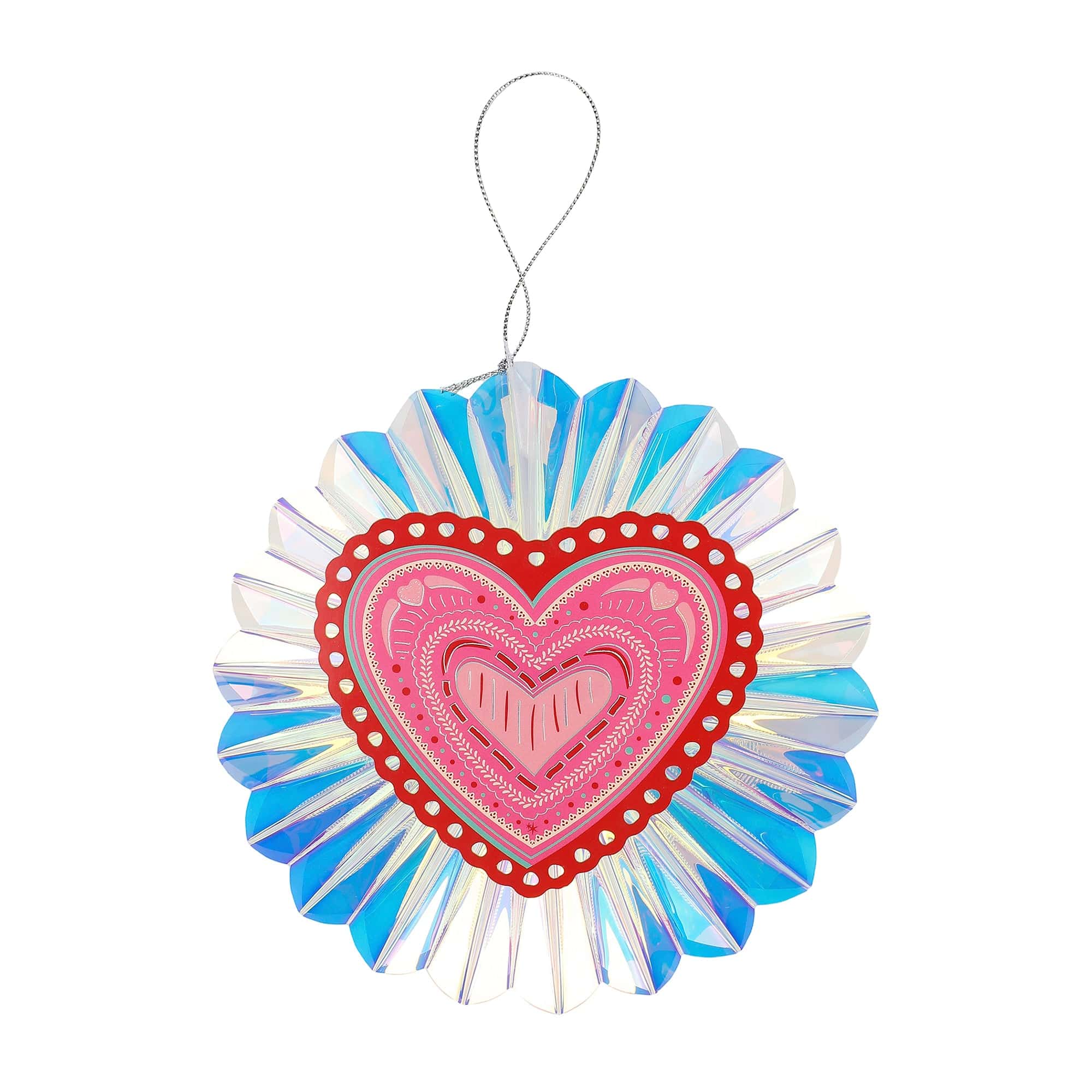 Decorative Valentine Hearts Pack -  Table & Hanging Decor (set of 6)