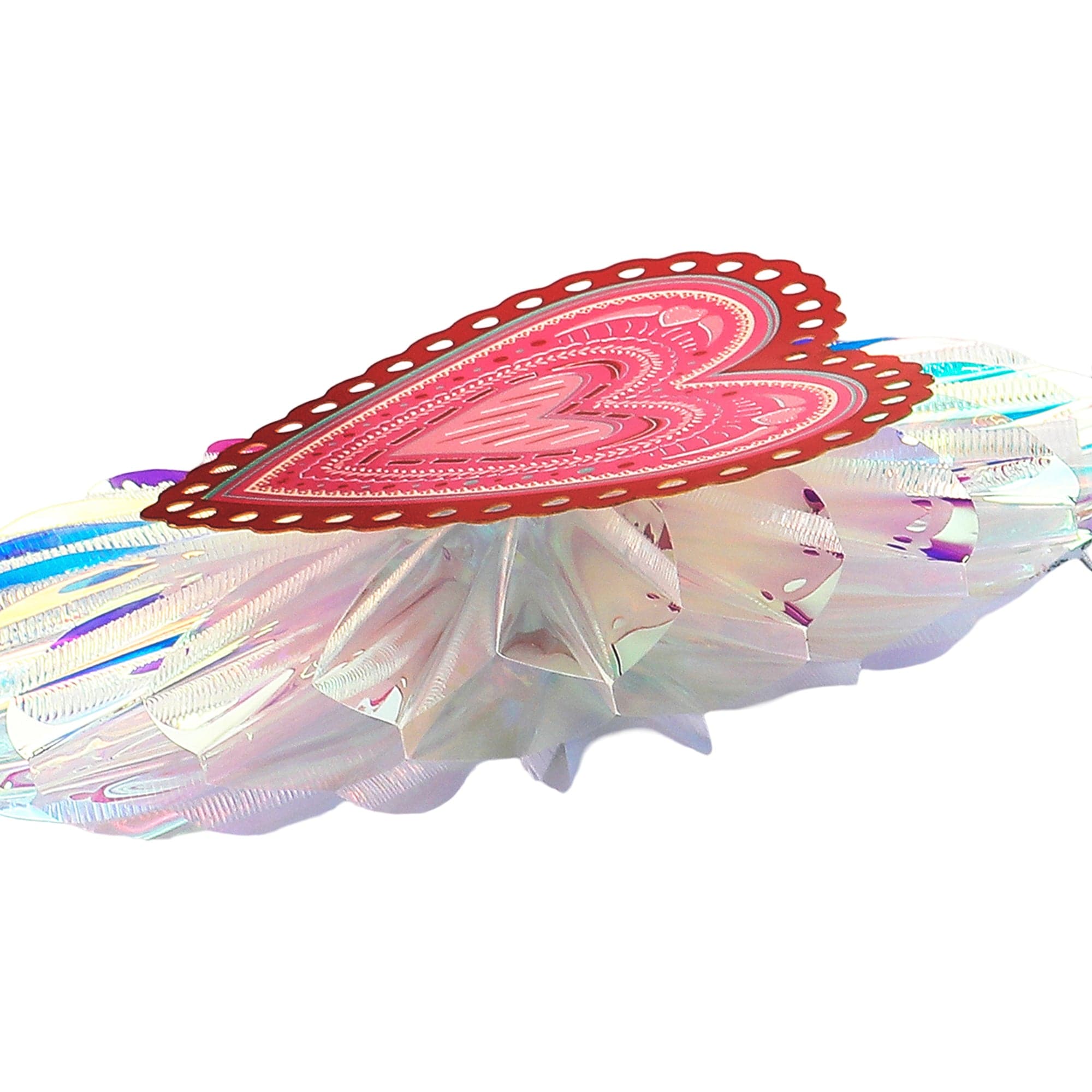 Decorative Valentine Hearts Pack -  Table & Hanging Decor (set of 6)