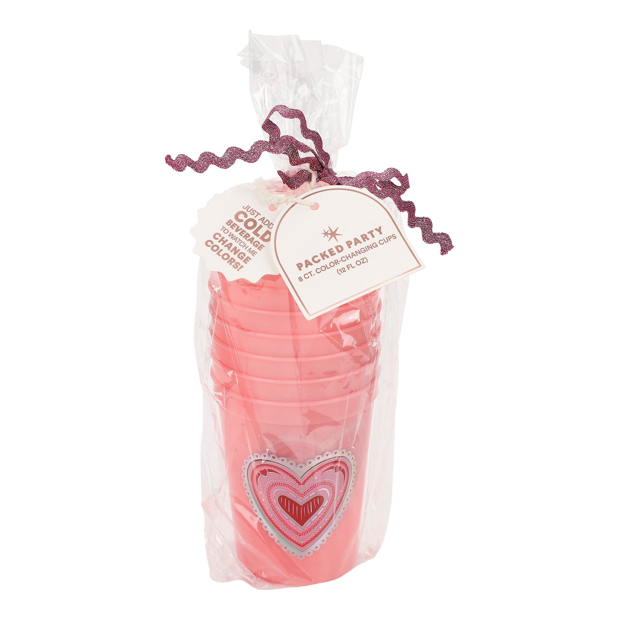 Valentine's Color Changing Cups (8 count)