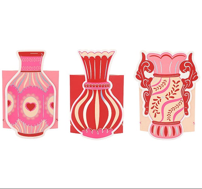 Valentine's Pop-Up Vase Slip Covers (set of 3)