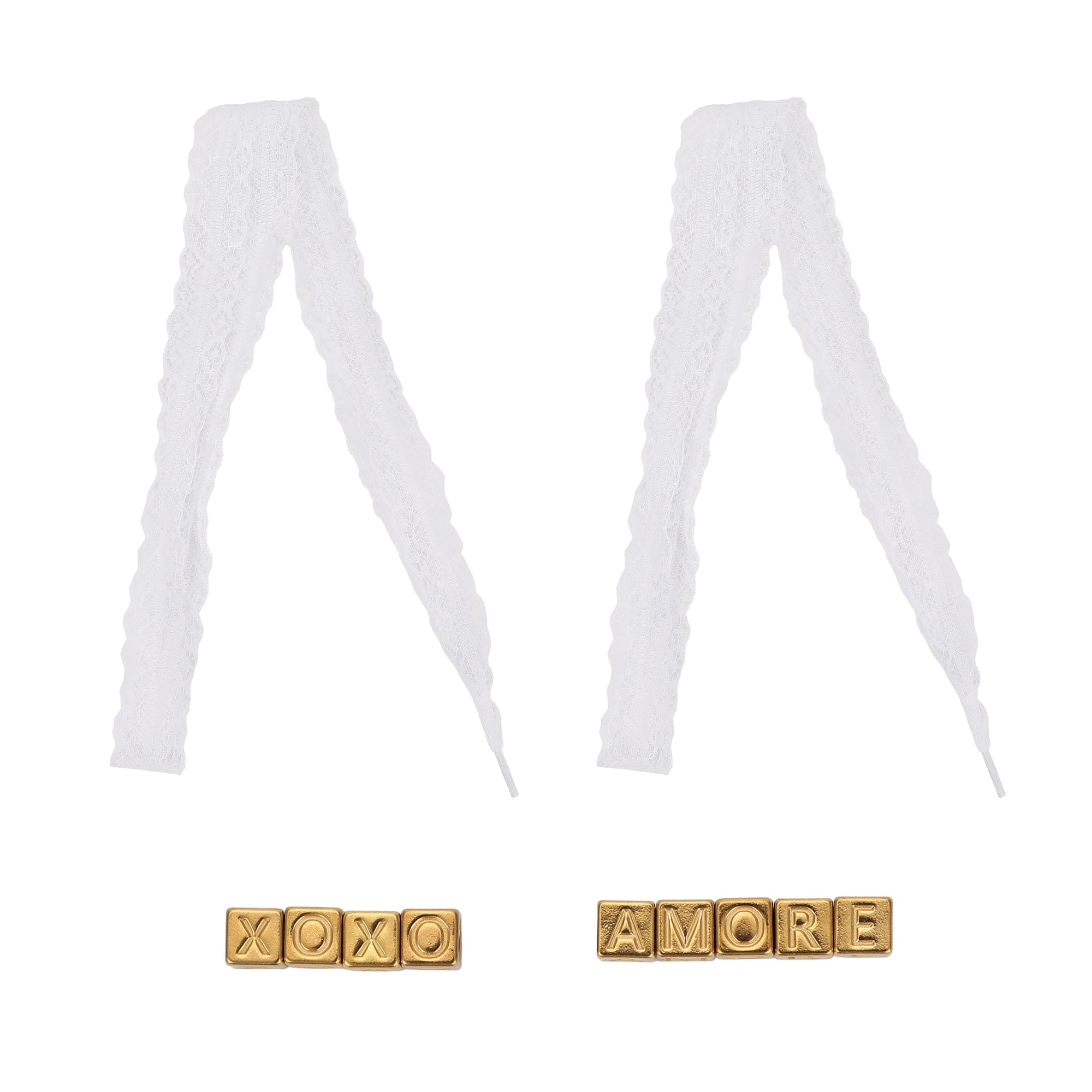 Valentine's Shoe Lace & Carm Set