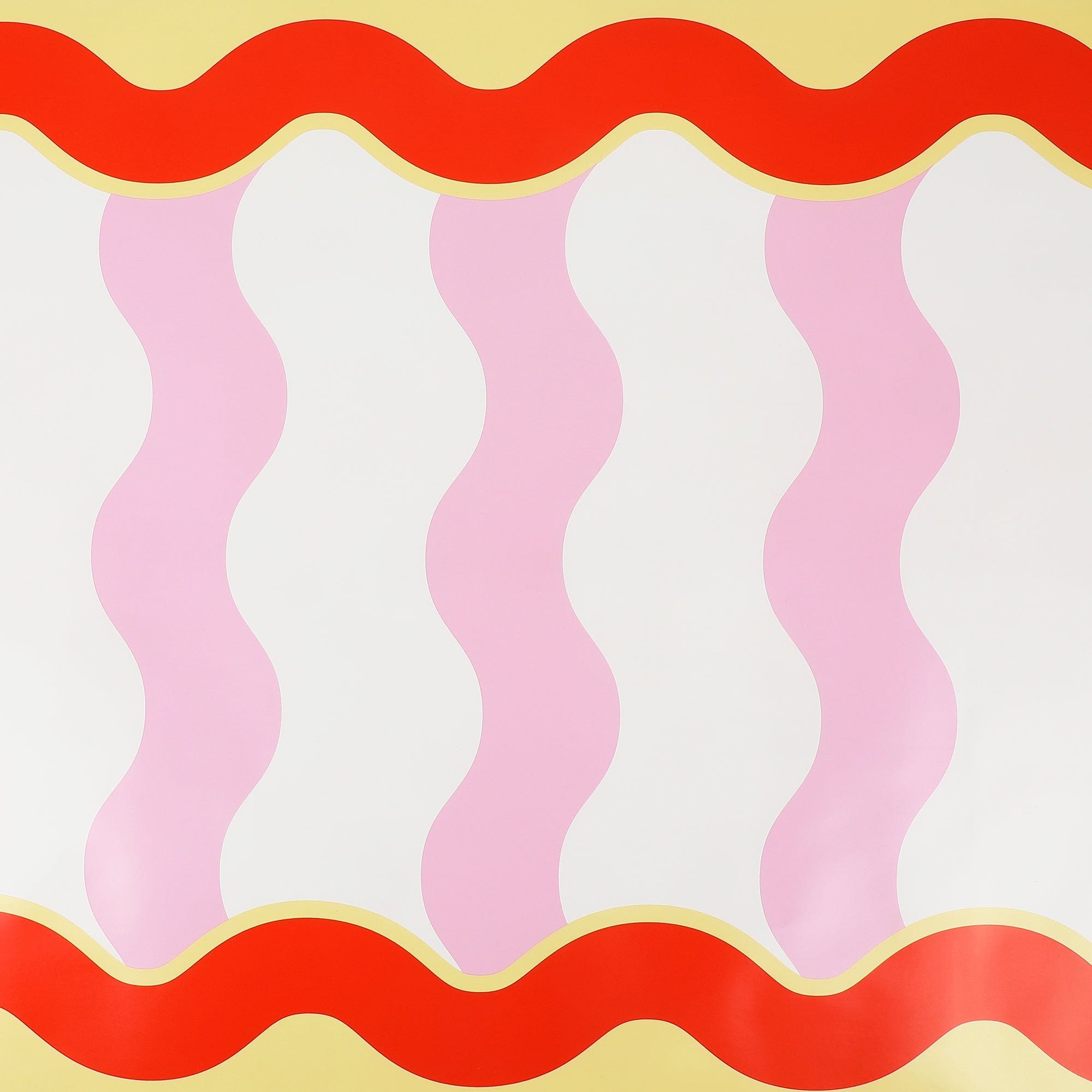 Groovy Waves Paper Table Runner