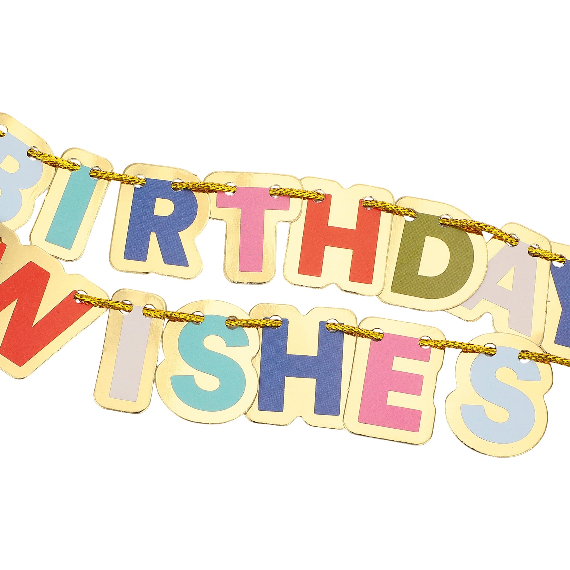 Birthday Wishes Tassel Cake Topper