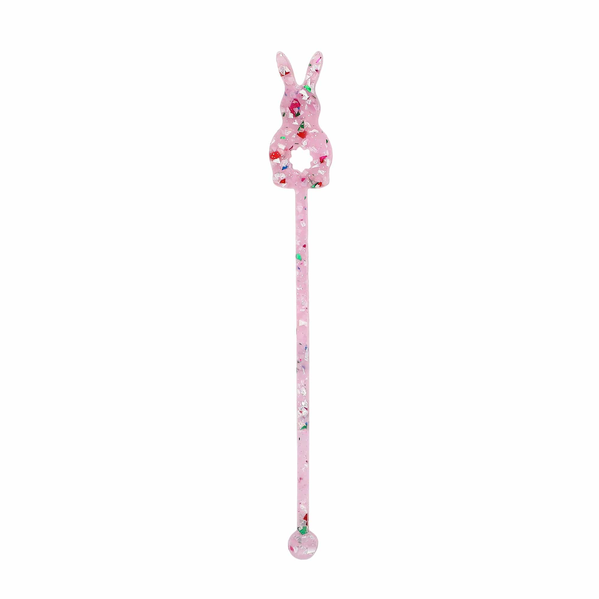 Confetti Bunny Drink Stirrers