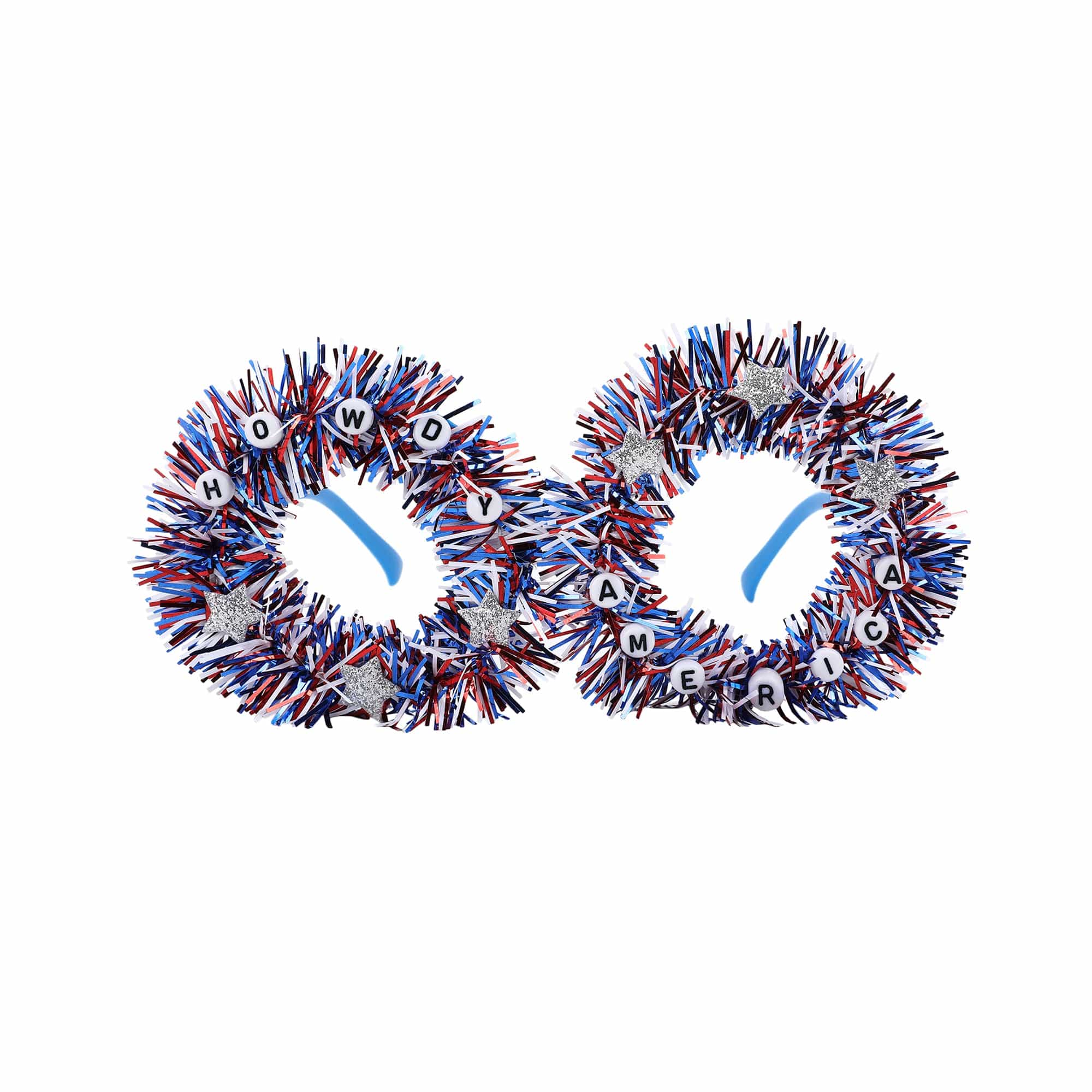 Howdy America Novelty Glasses (Single or Set of 4)