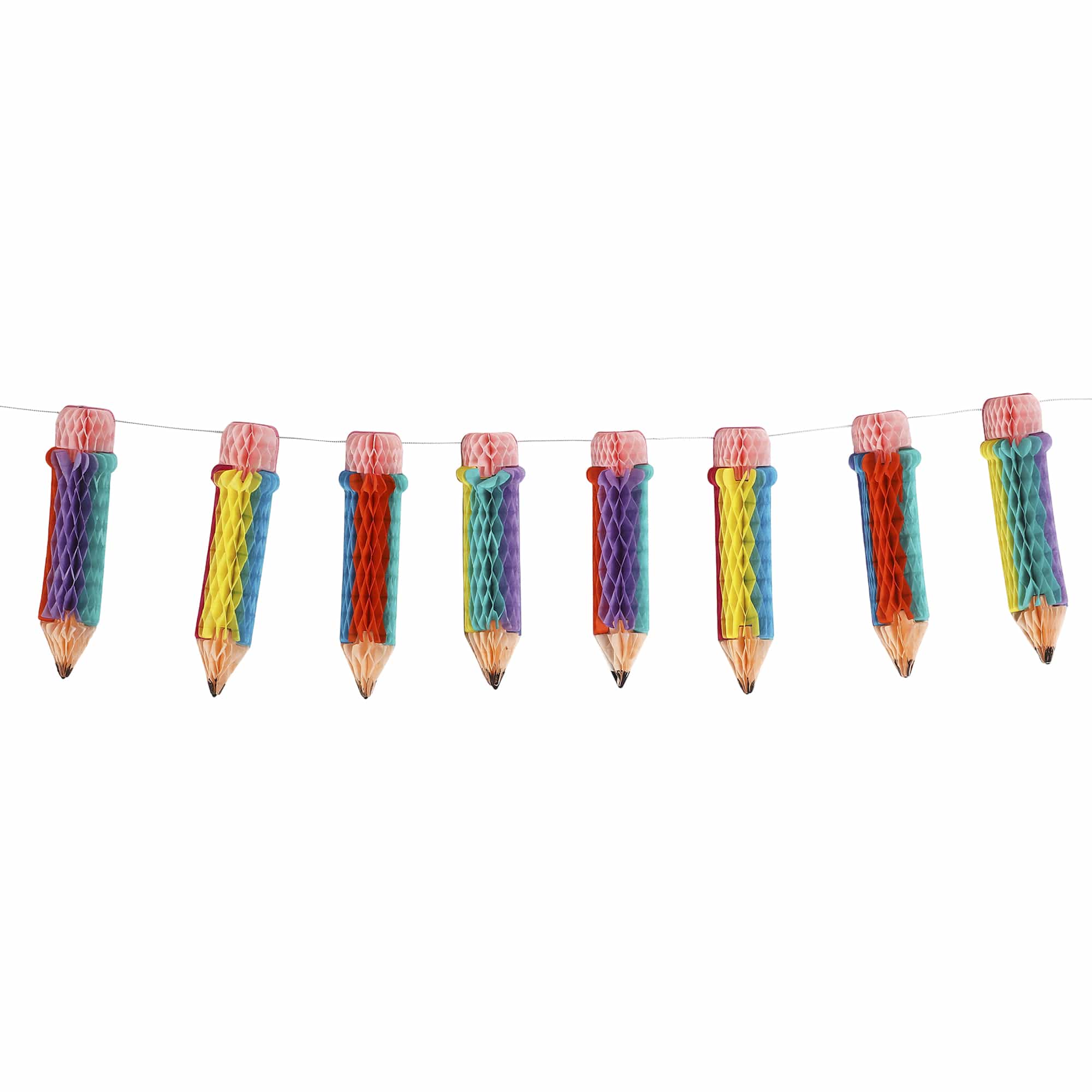 Honeycomb Pencil Garland (Party Banner)