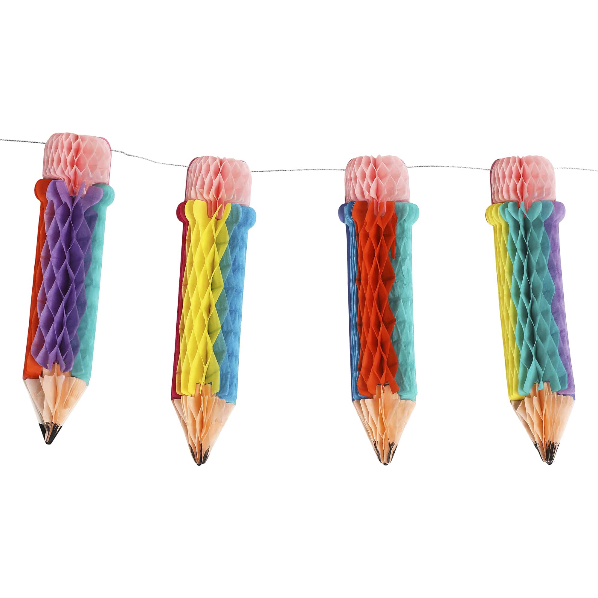 Honeycomb Pencil Garland (Party Banner)