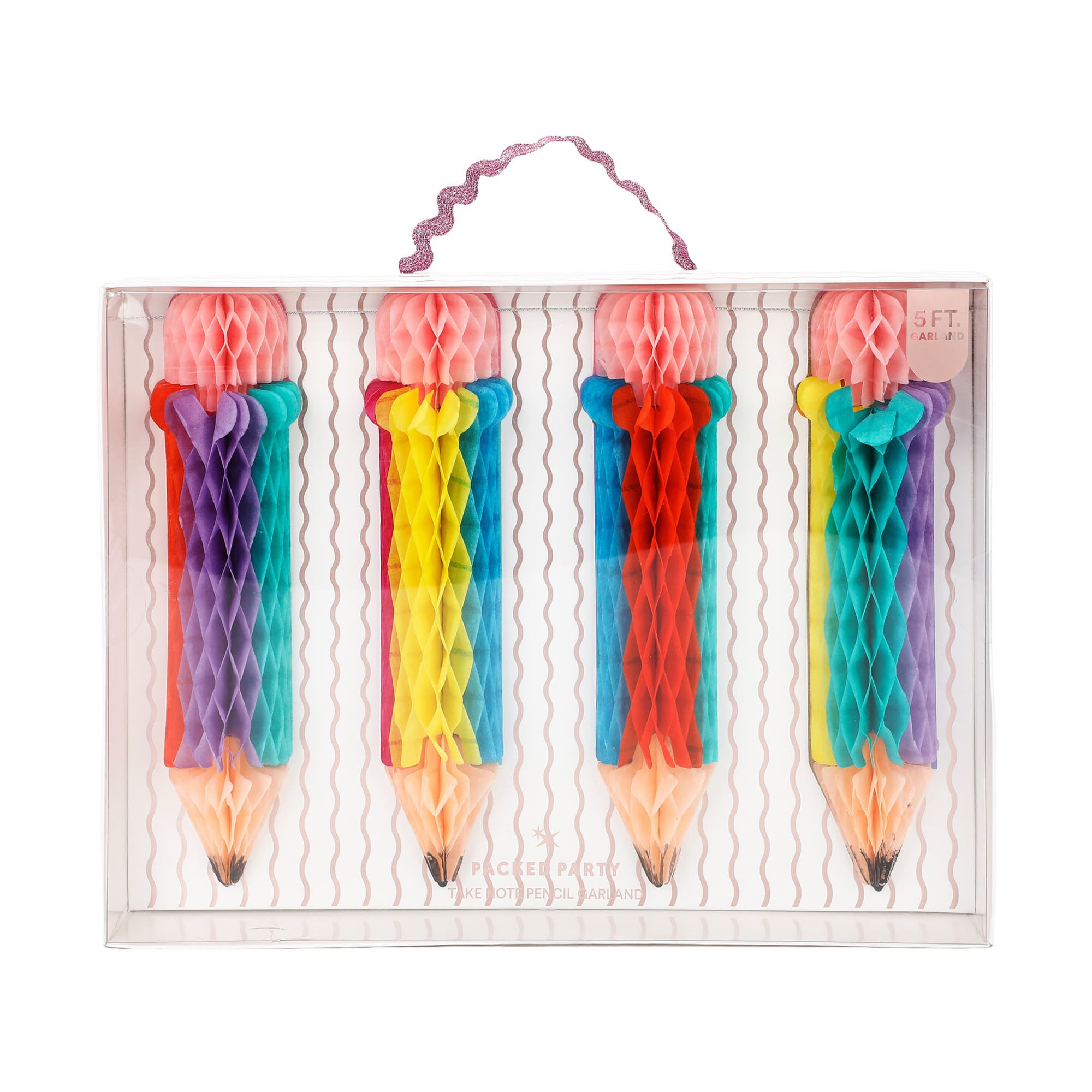Honeycomb Pencil Garland (Party Banner)