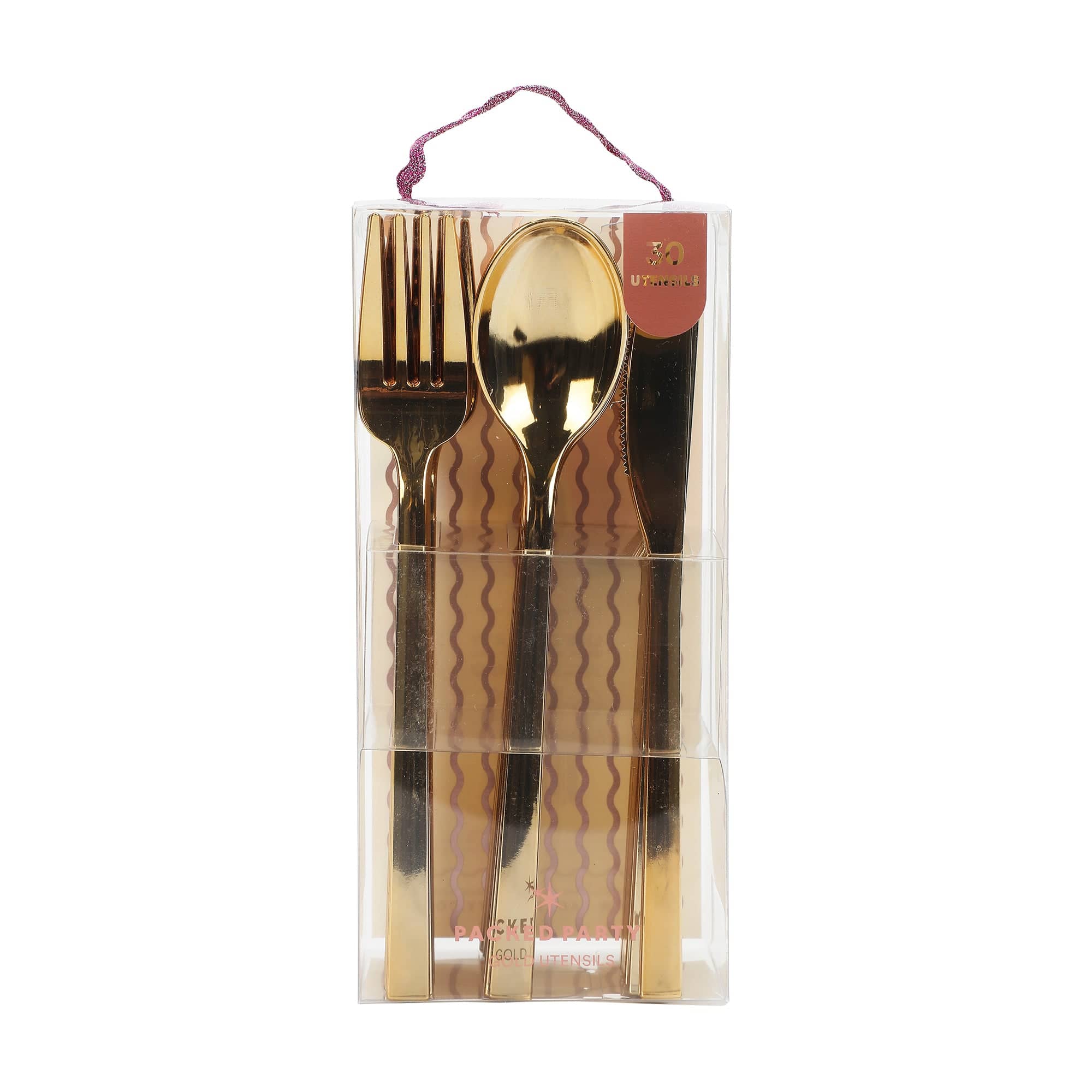 Gold Utensil Set (30 ct)