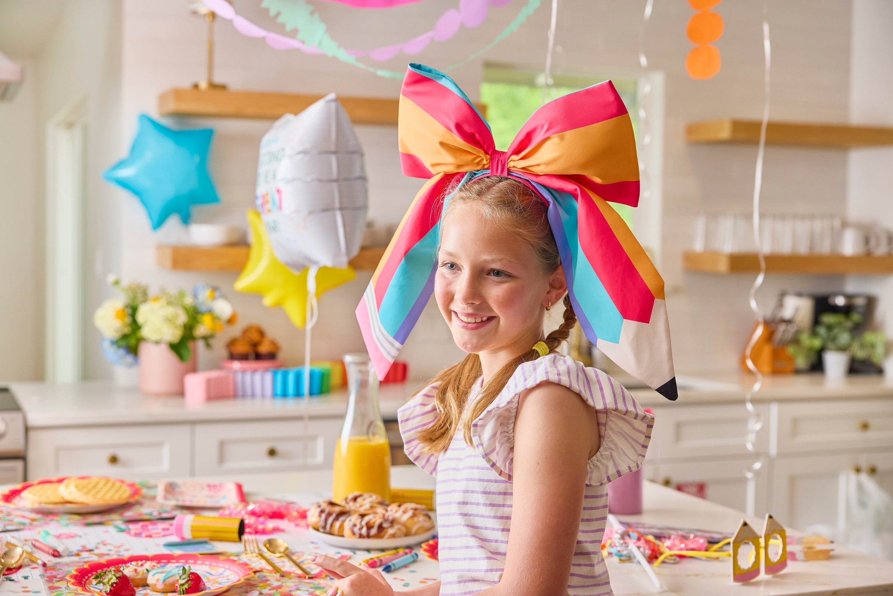 Pencil Bow Jumbo Novelty Headband