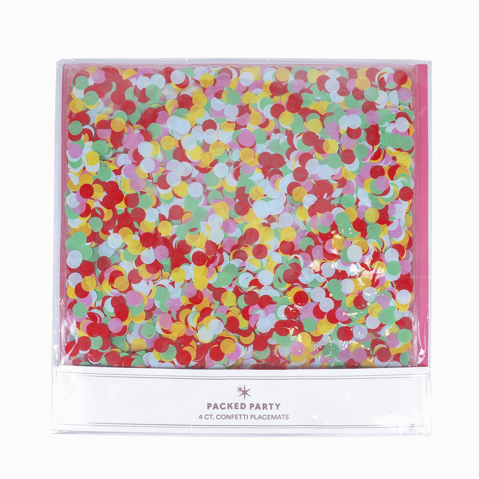 Confetti-filled Reusable Placemats (4 ct)