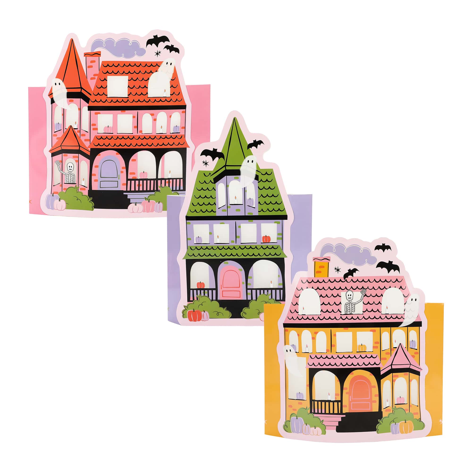 Haunted House Pop-Up Paper Houses (Table Decor)