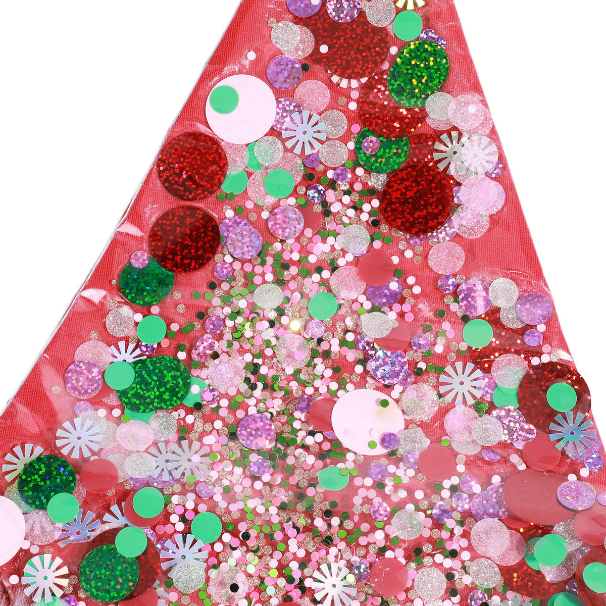 Trapped Confetti Holiday Santa Hat