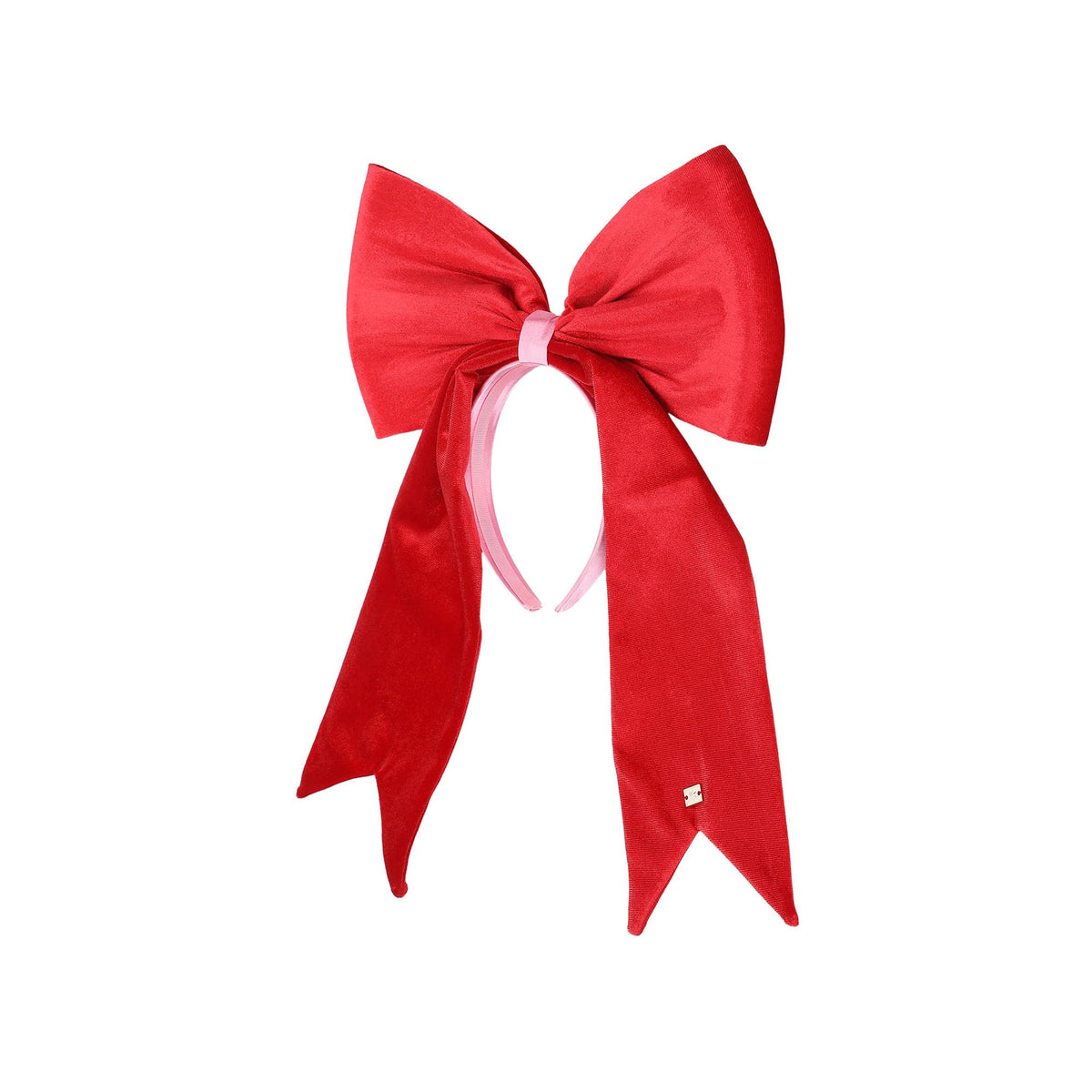 Red Velvet Jumbo Bow Novelty Headband