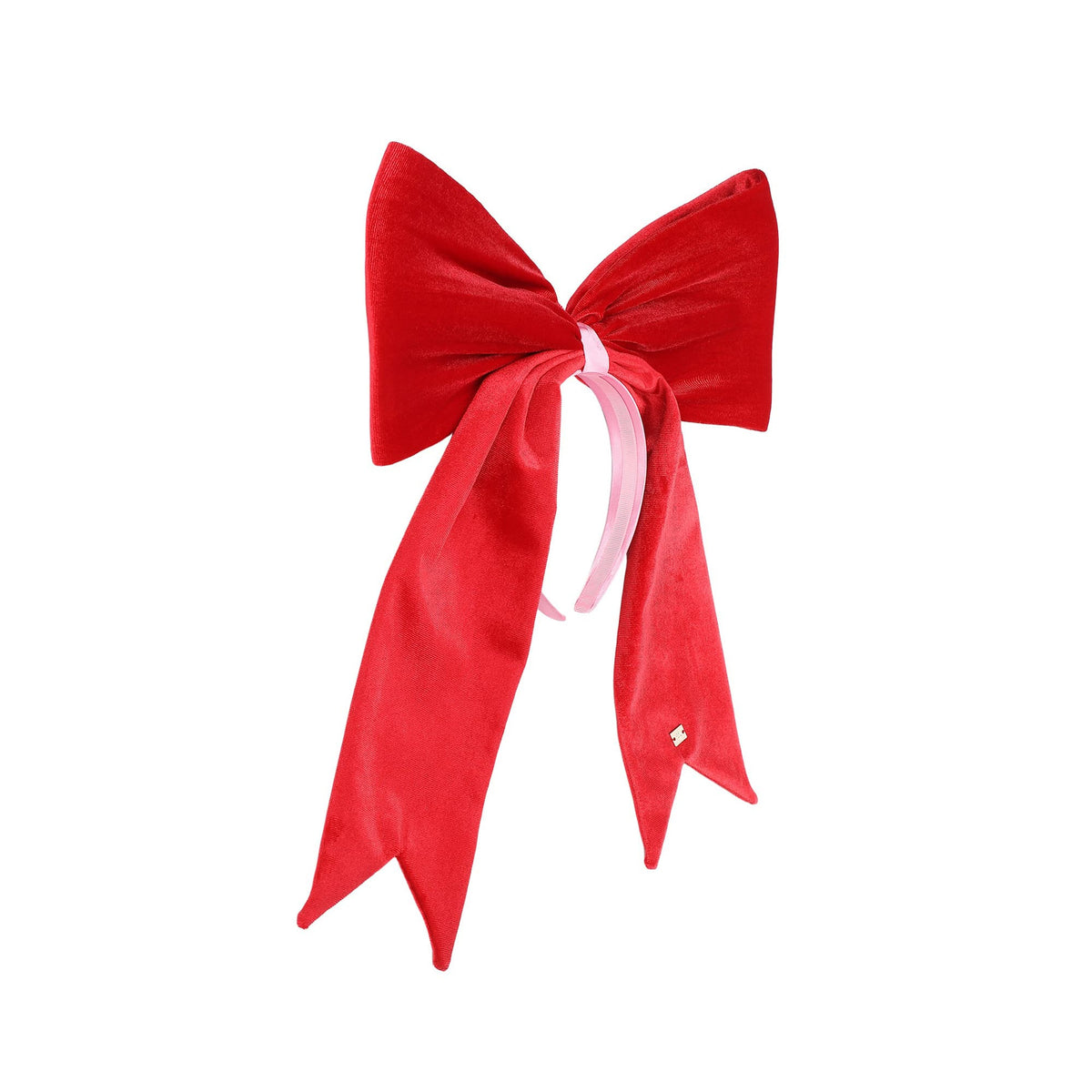 Red Velvet Jumbo Bow Novelty Headband