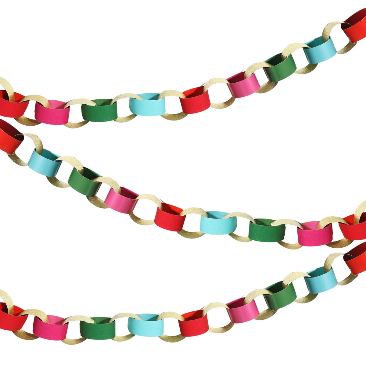 DIY Holiday Paper Chain Garland Kit