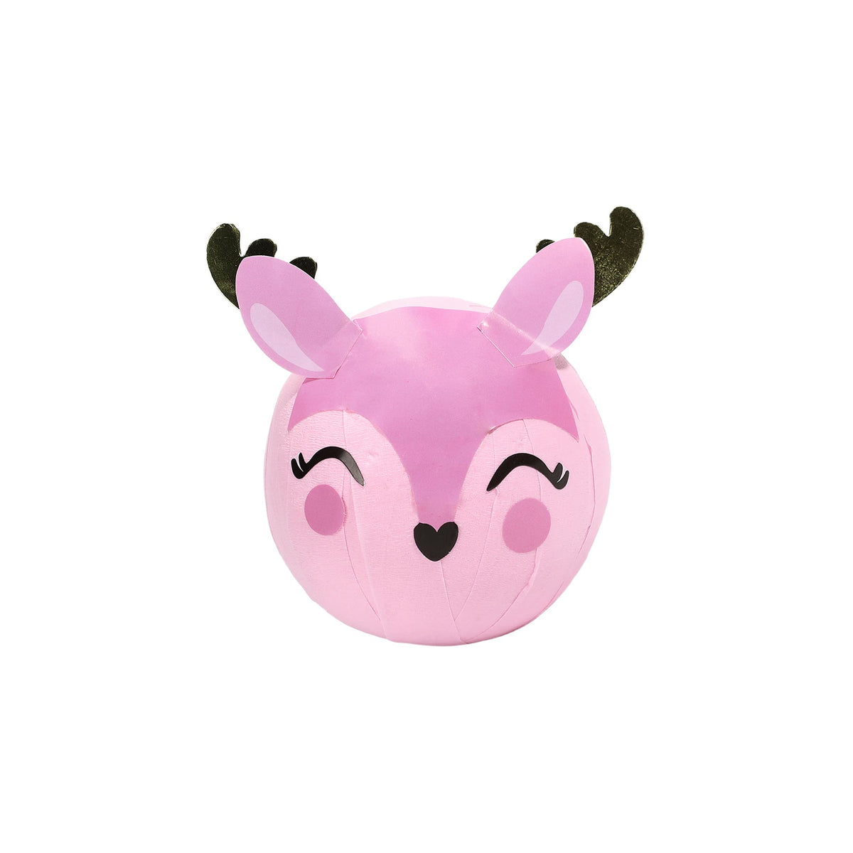 Pink Christmas Reindeer Surprise Balls