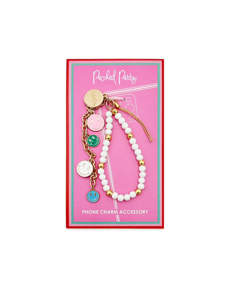 Smiles for Miles Beaded Phone Charm