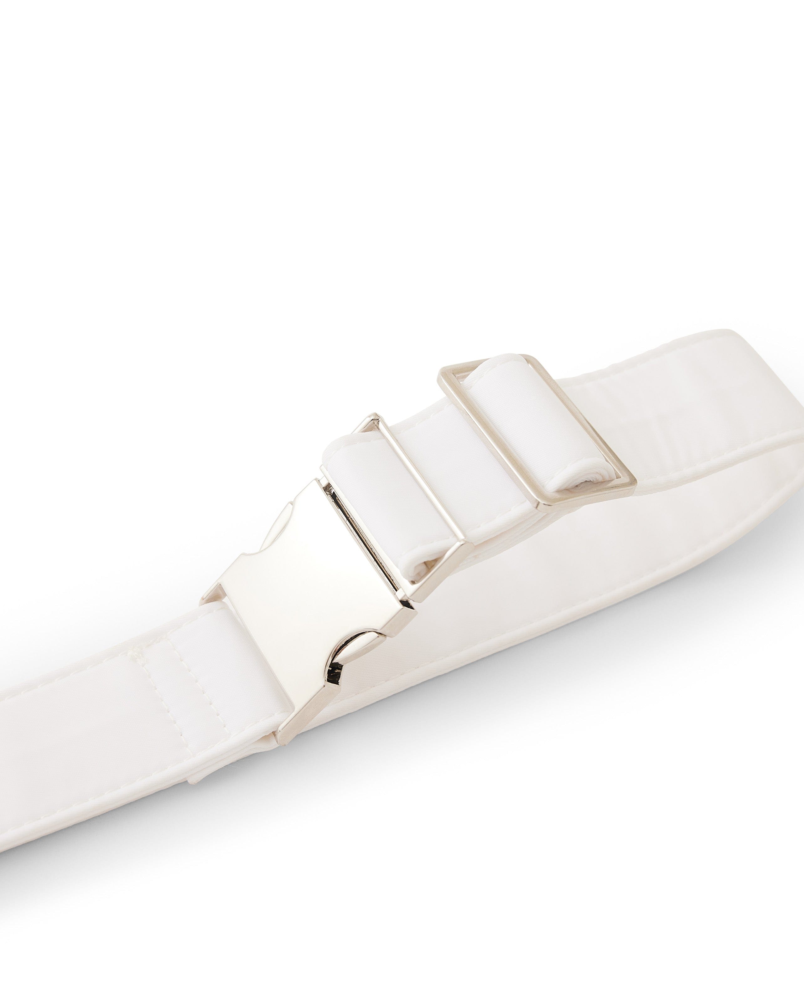 Silver Metallic Belt Bag