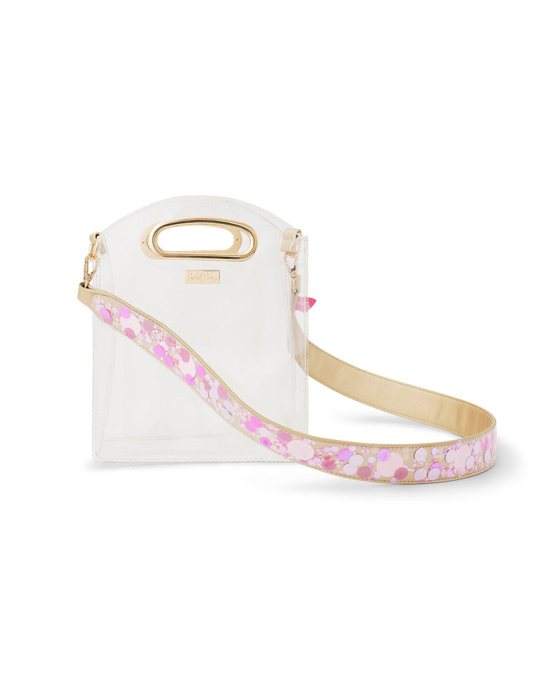clear bag with gold chain strap – Spirit Sprinkles