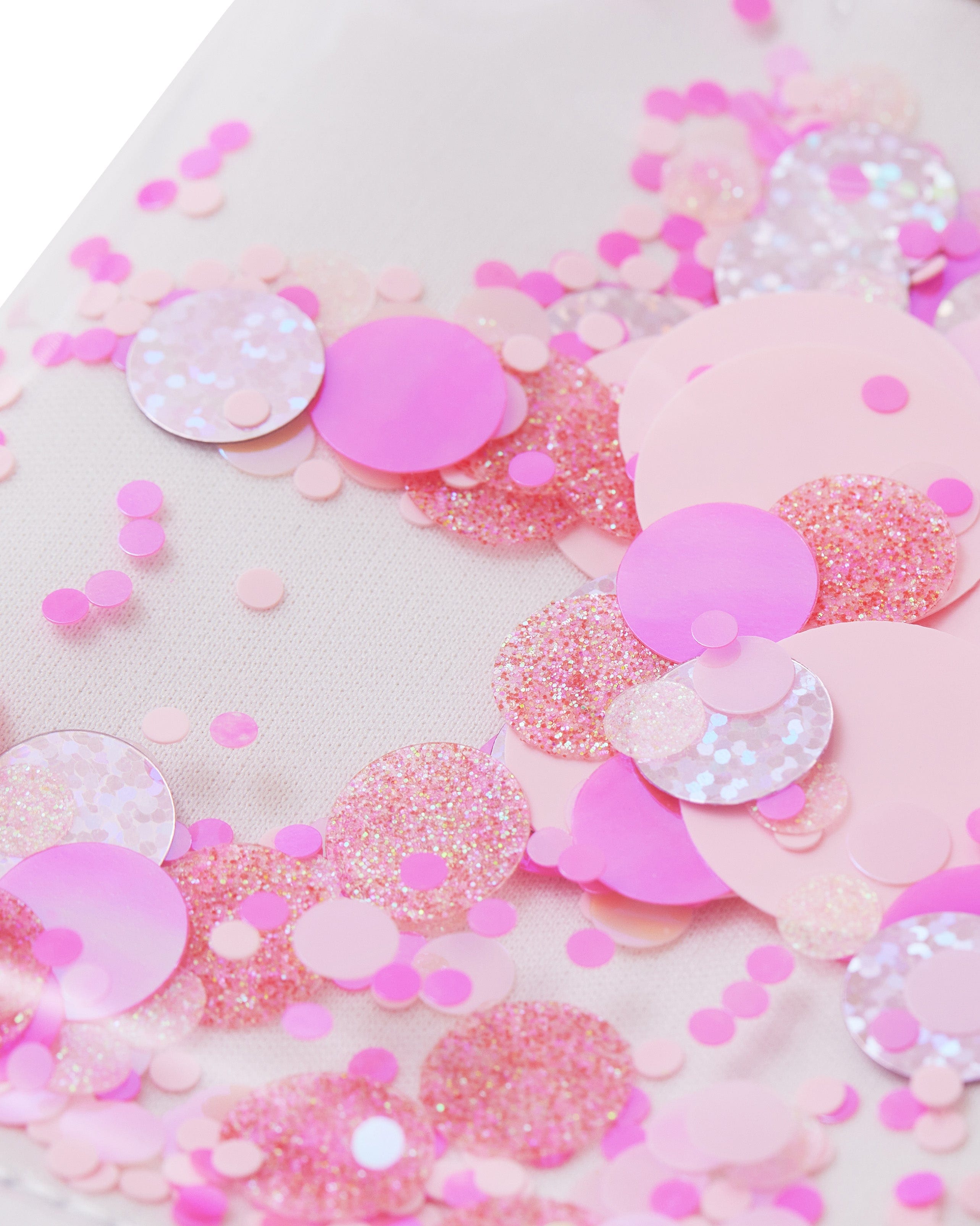 Pink Confetti Skinny Can Drink Sleeve