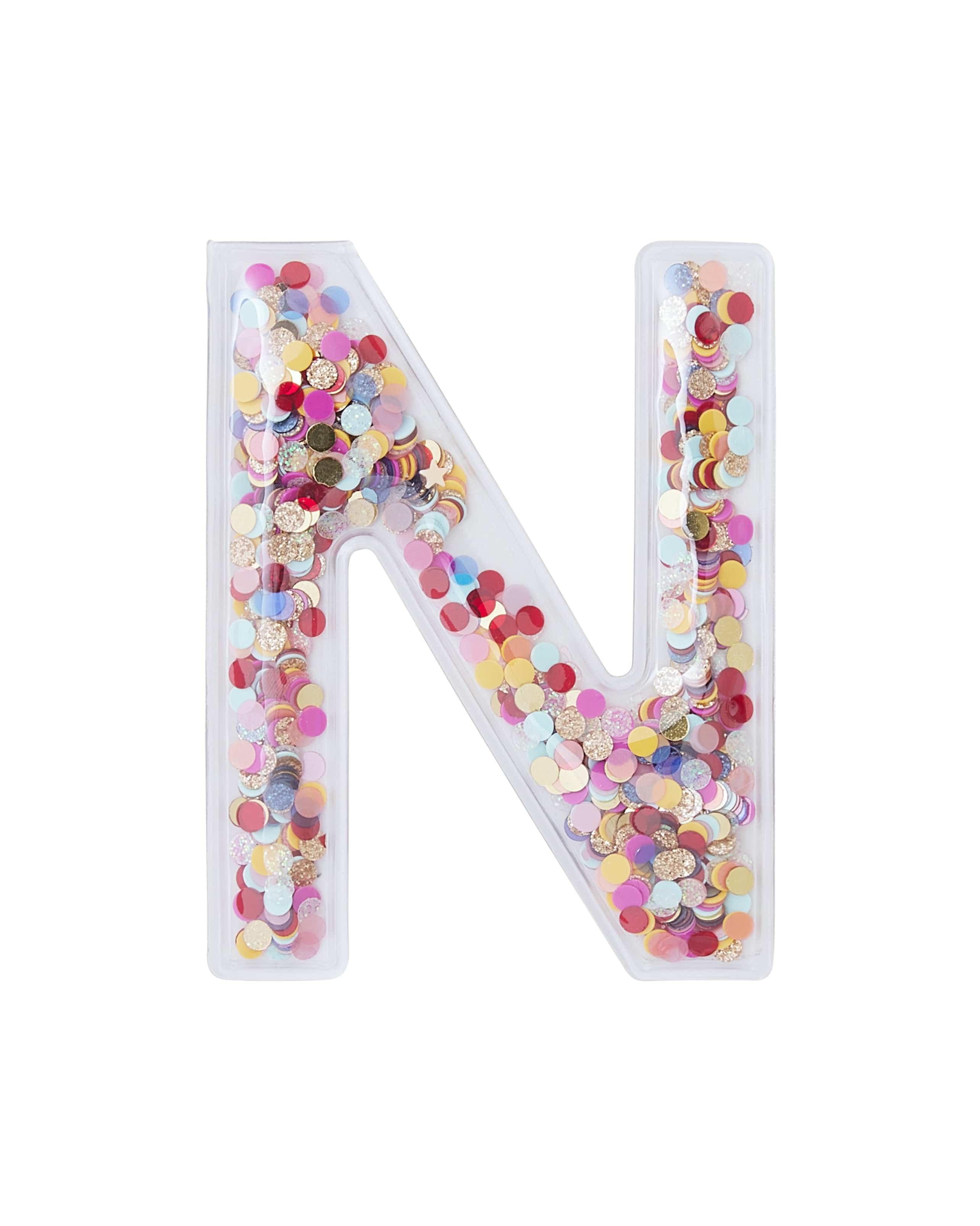 Confetti Letter Stickers - Adhesive Patches