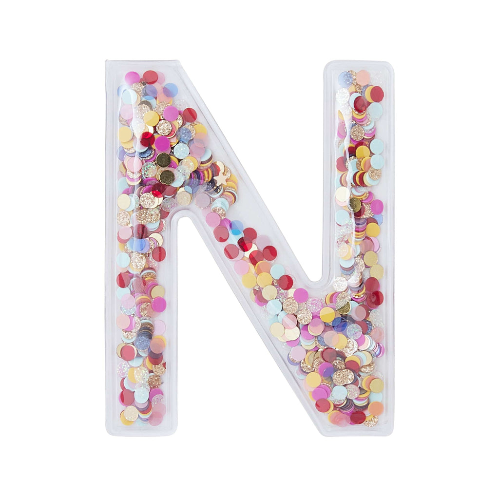 Exploding Confetti Letters Sticky Confetti Letters | Packed Party