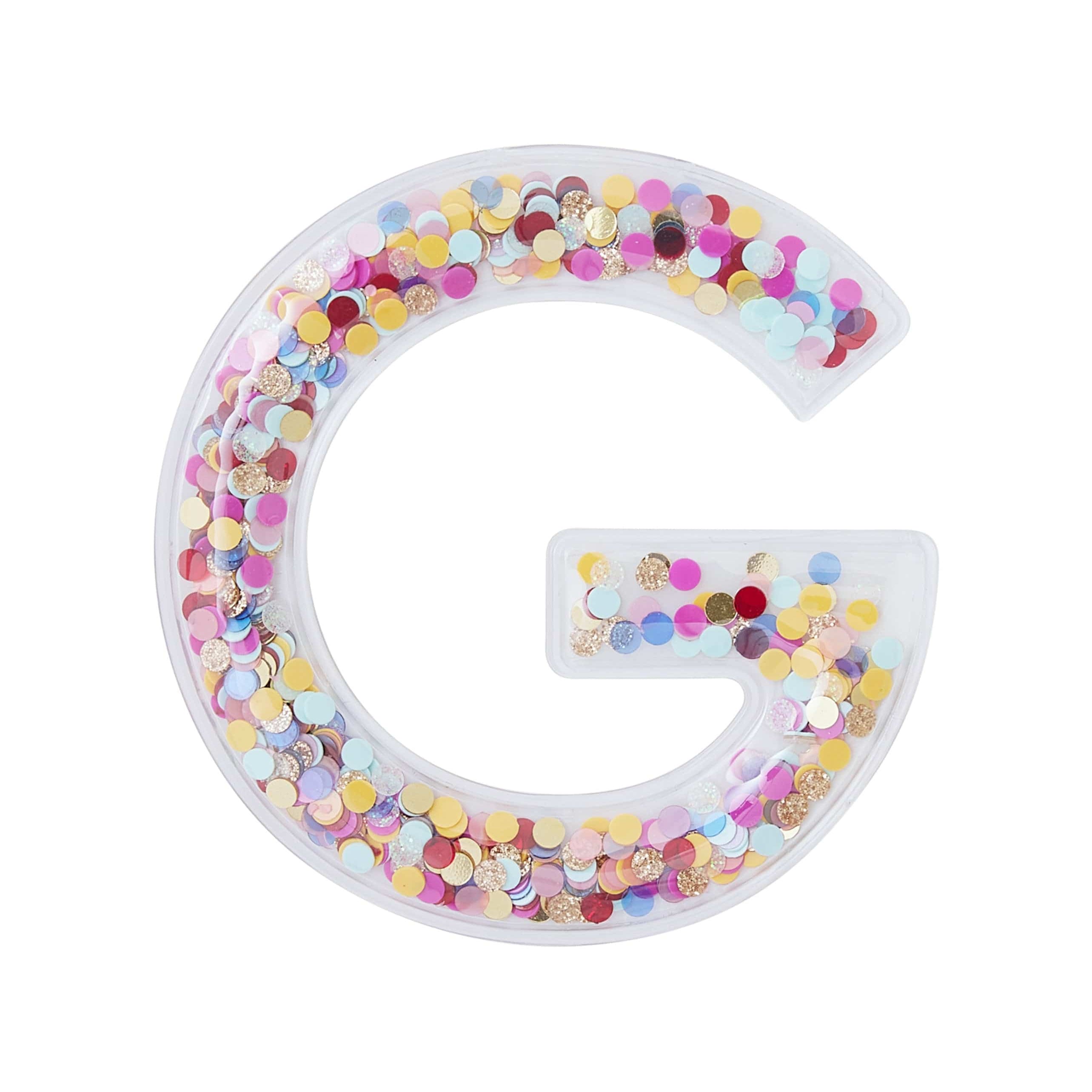 Exploding Confetti Letters Sticky Confetti Letters | Packed Party