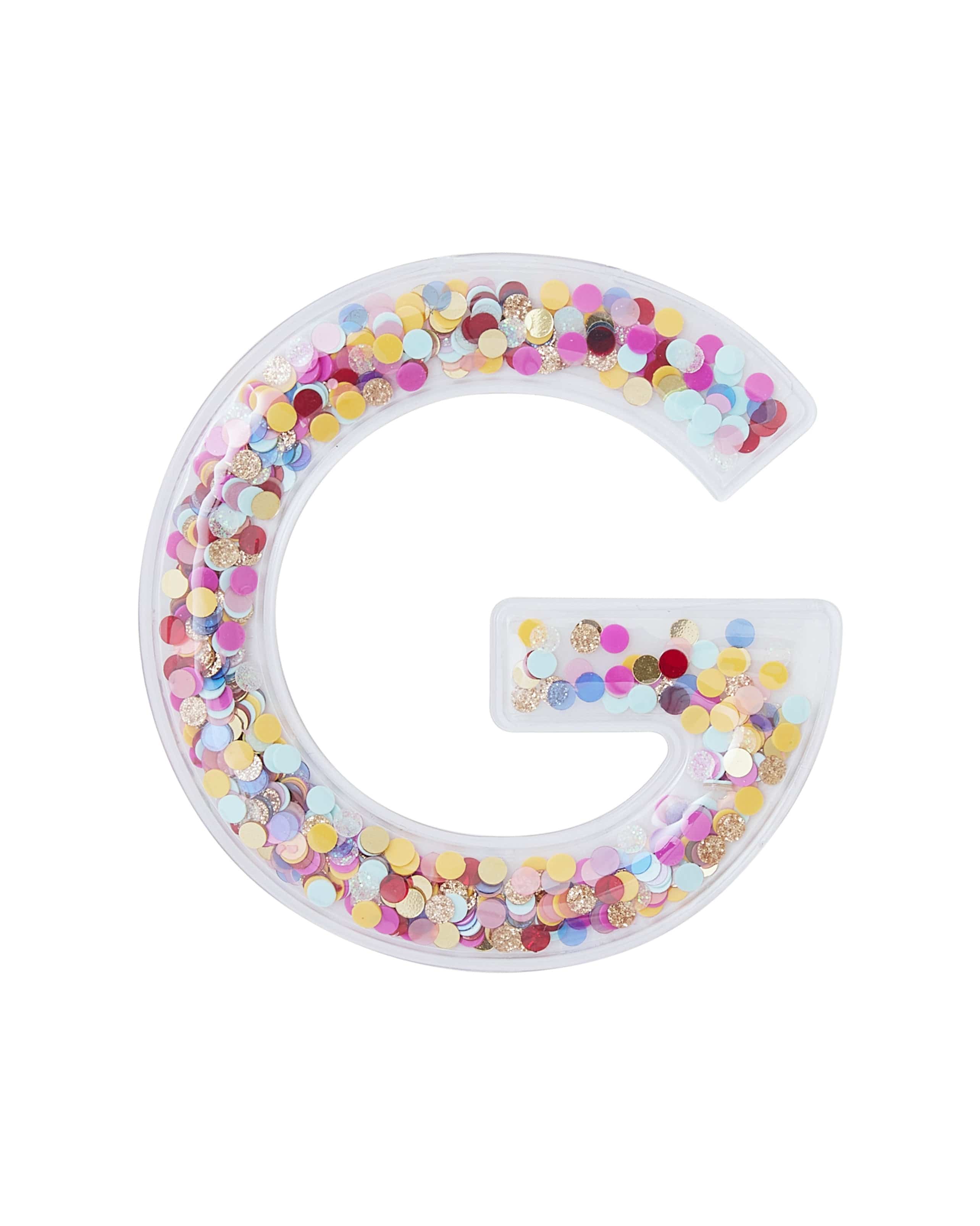 Confetti Letter Stickers - Adhesive Patches