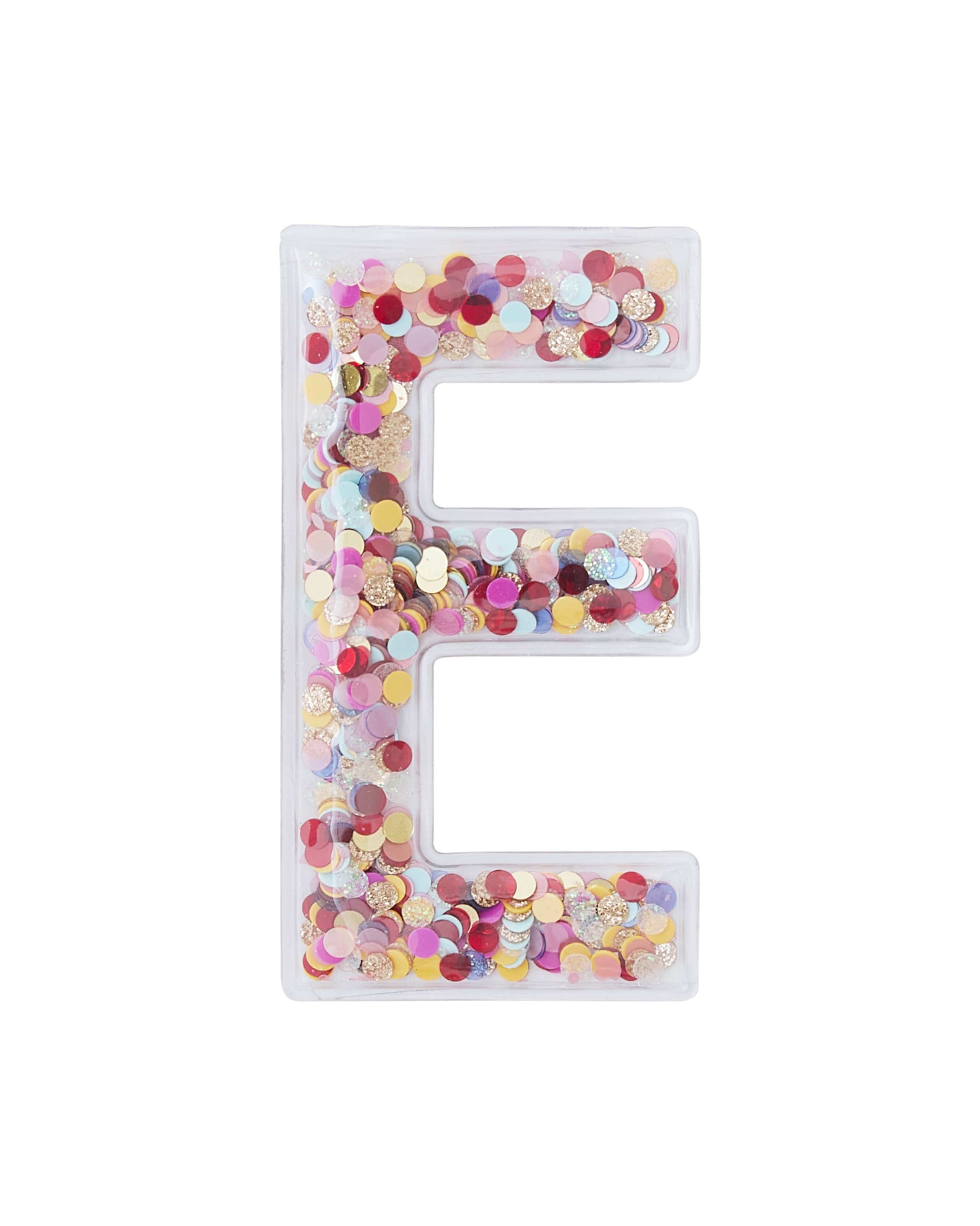Confetti Letter Stickers - Adhesive Patches