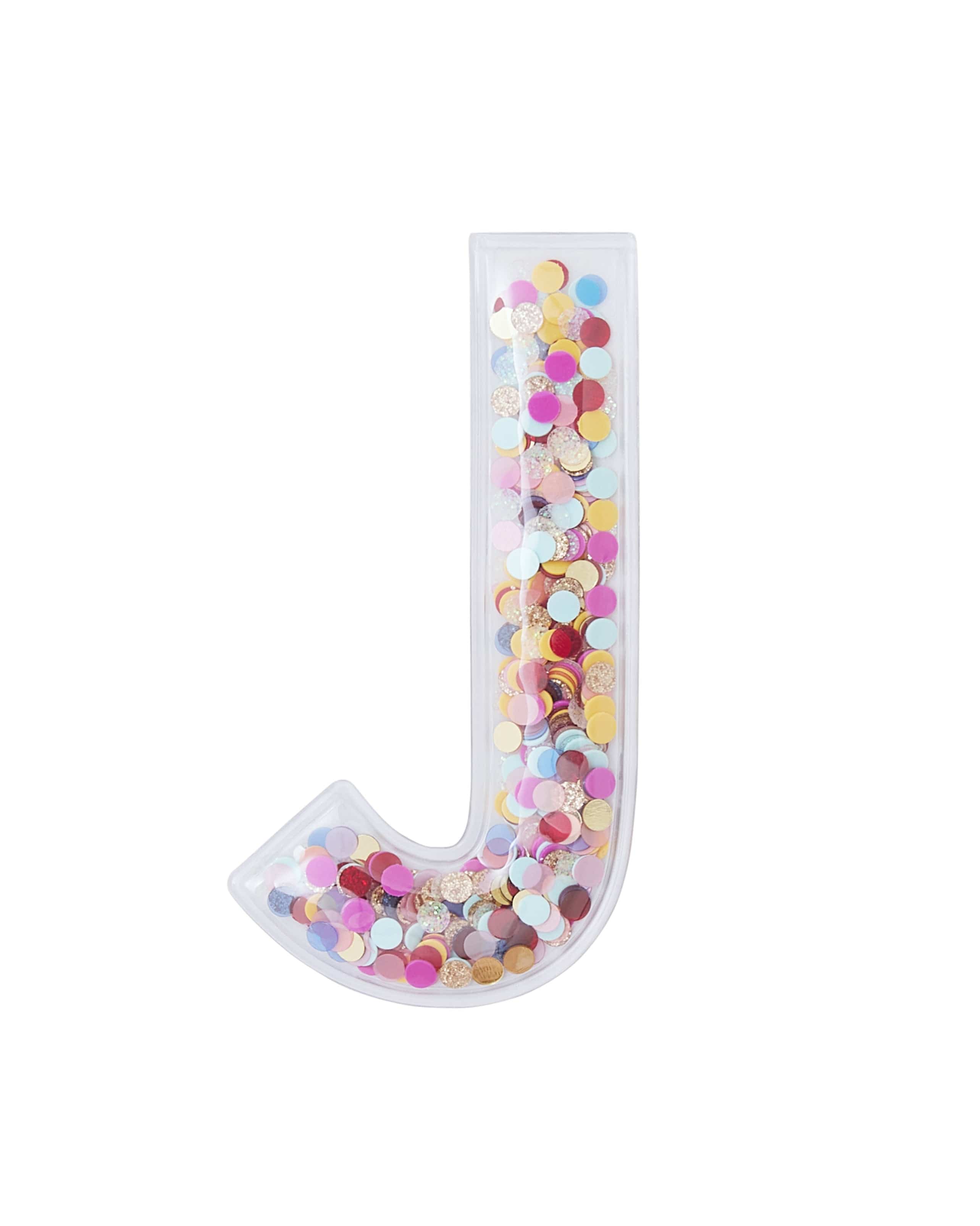 Confetti Letter Stickers - Adhesive Patches