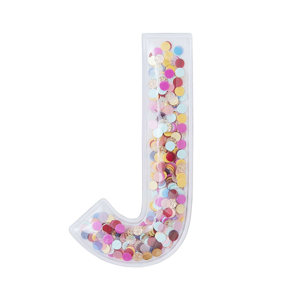 Exploding Confetti Letters Sticky Confetti Letters | Packed Party