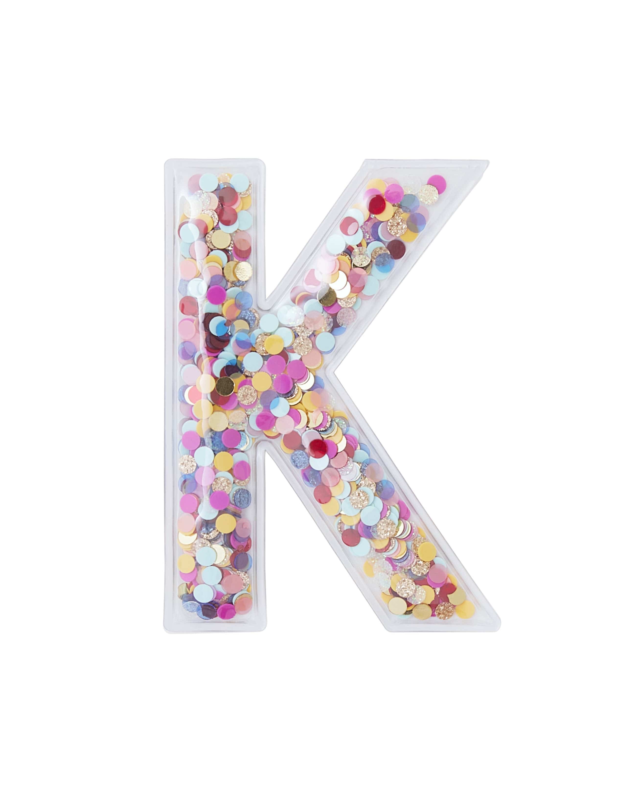 Confetti Letter Stickers - Adhesive Patches