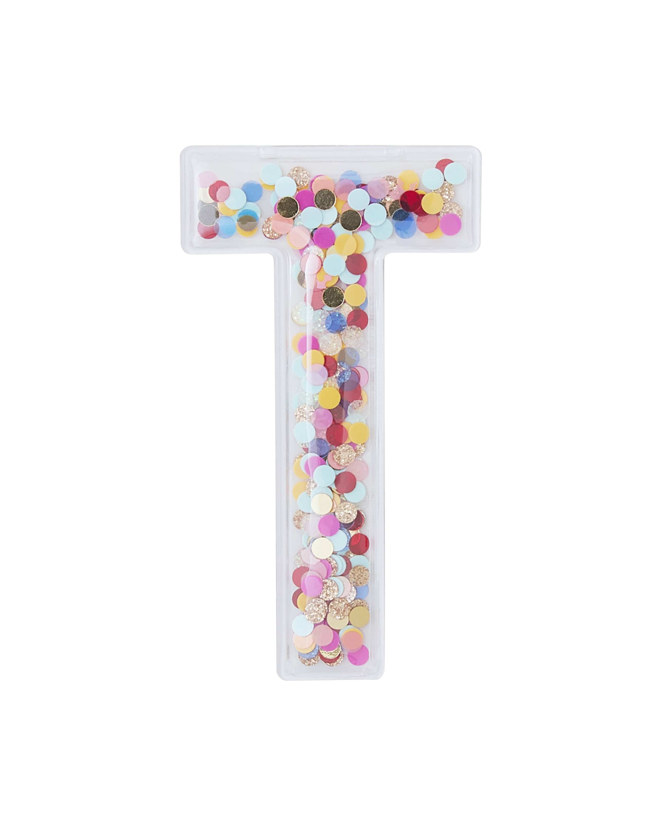 Confetti Letter Stickers - Adhesive Patches