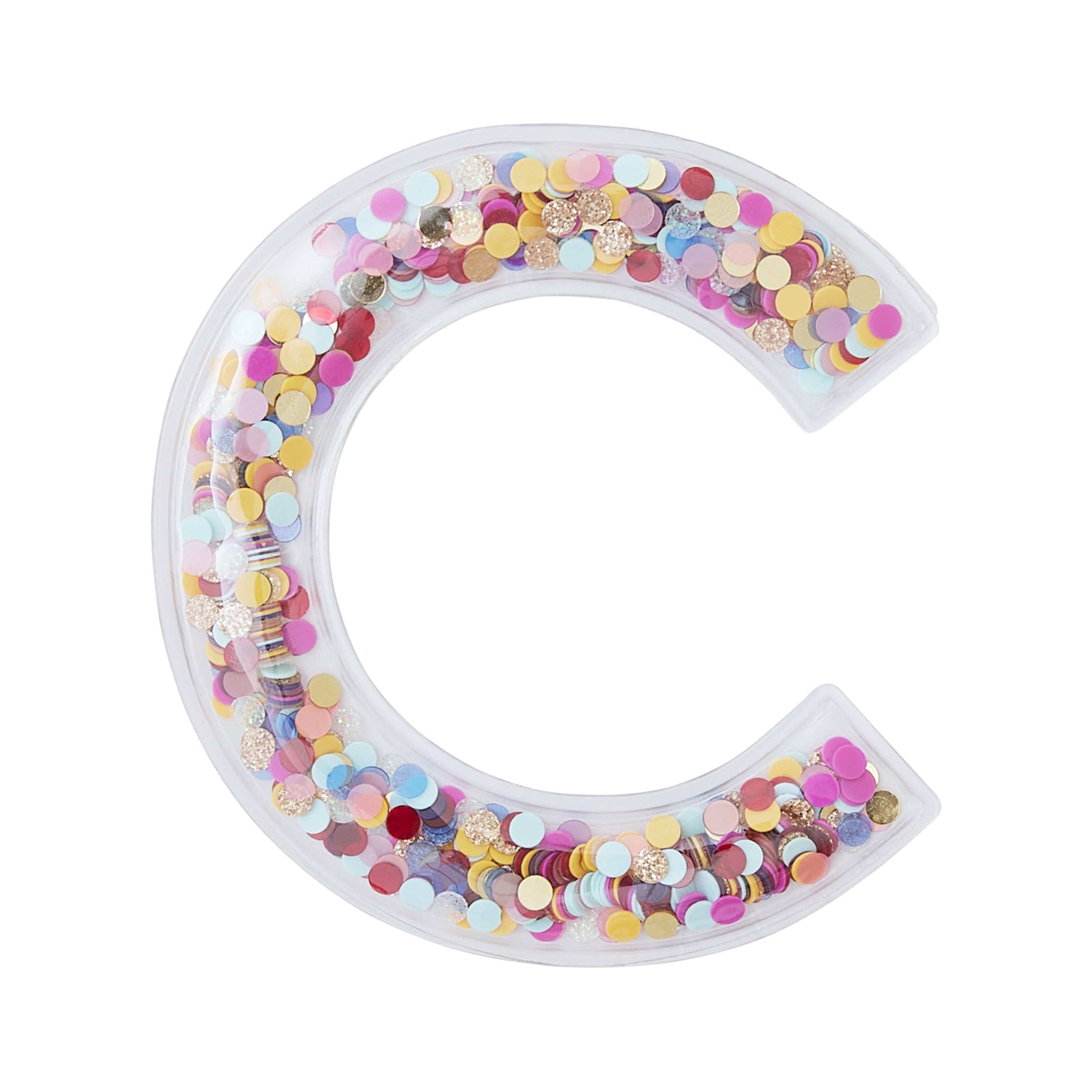 Exploding Confetti Letters Sticky Confetti Letters | Packed Party