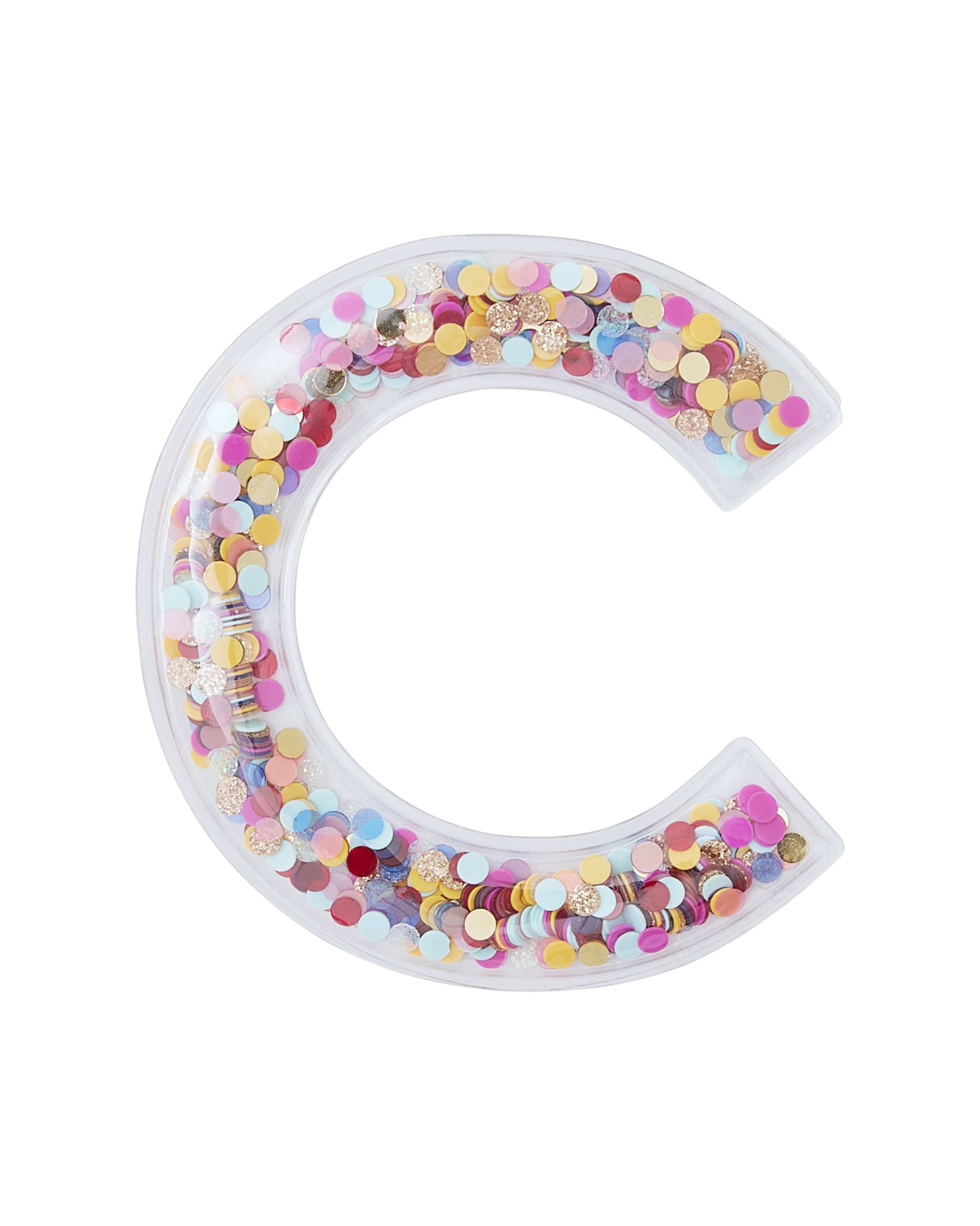 Confetti Letter Stickers - Adhesive Patches