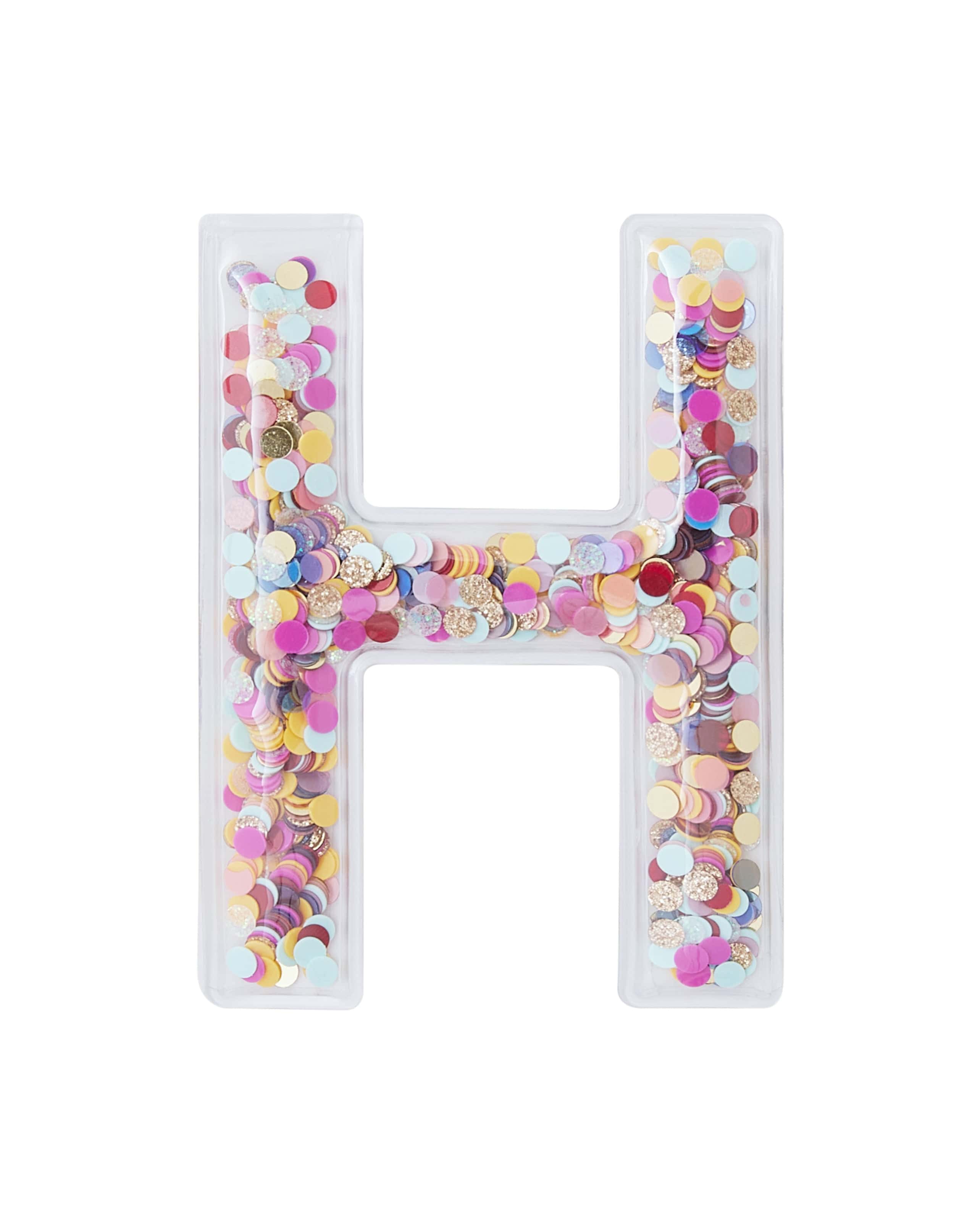 Confetti Letter Stickers - Adhesive Patches
