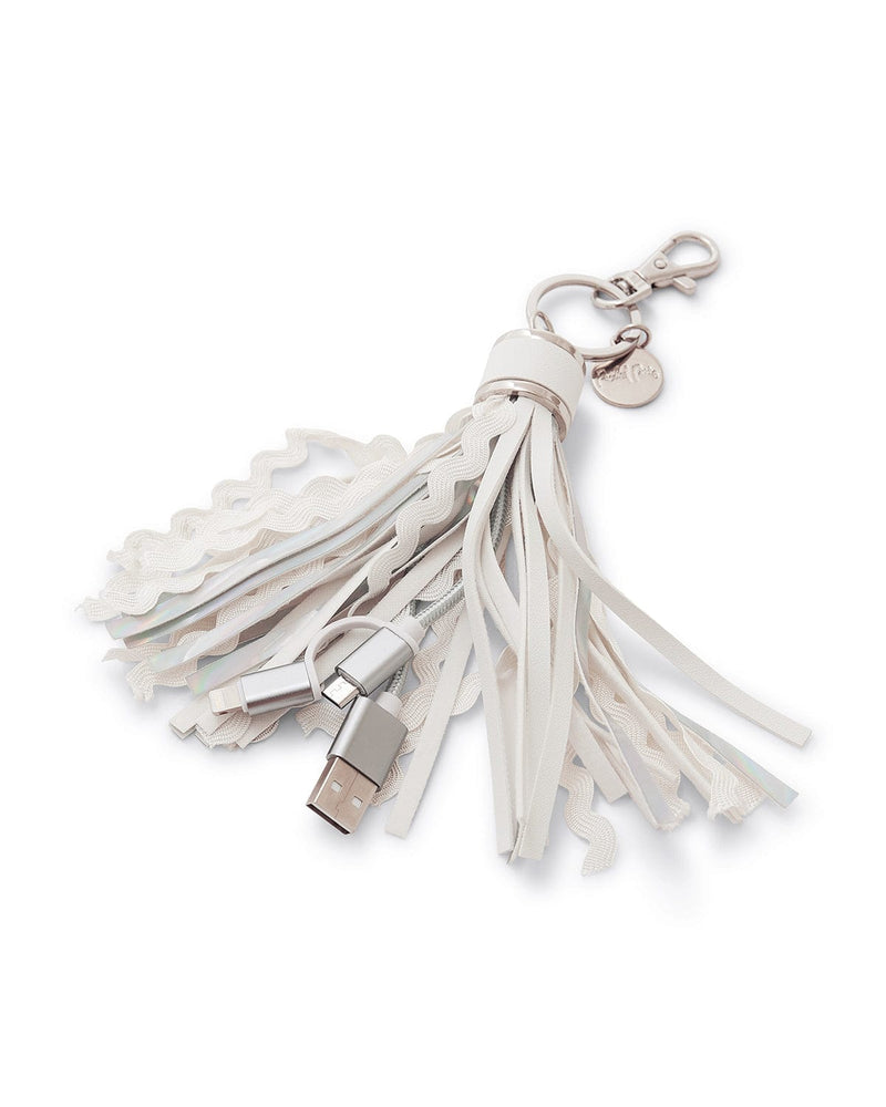 Packed Party Snow Much Fun Charging Tassel Keyring