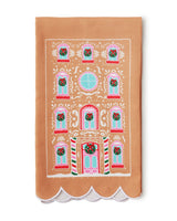 Gingerbread House Party Holiday Tea Towel