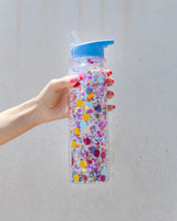 Celebrate Every Day Confetti Water Bottle with Straw