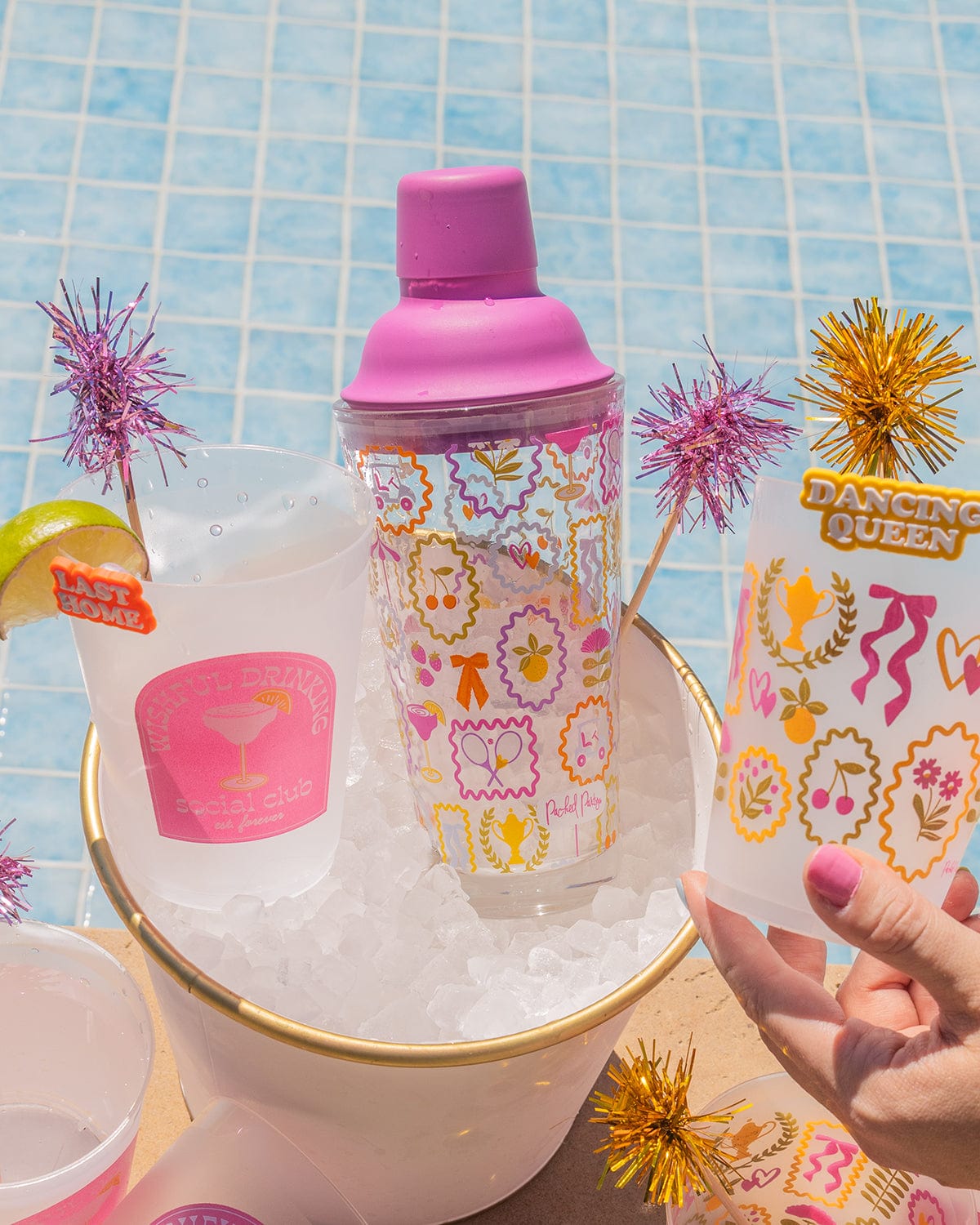 Drinks O' Clock Bundle (Drink Charms, Cocktail Shaker & Cup Stack)
