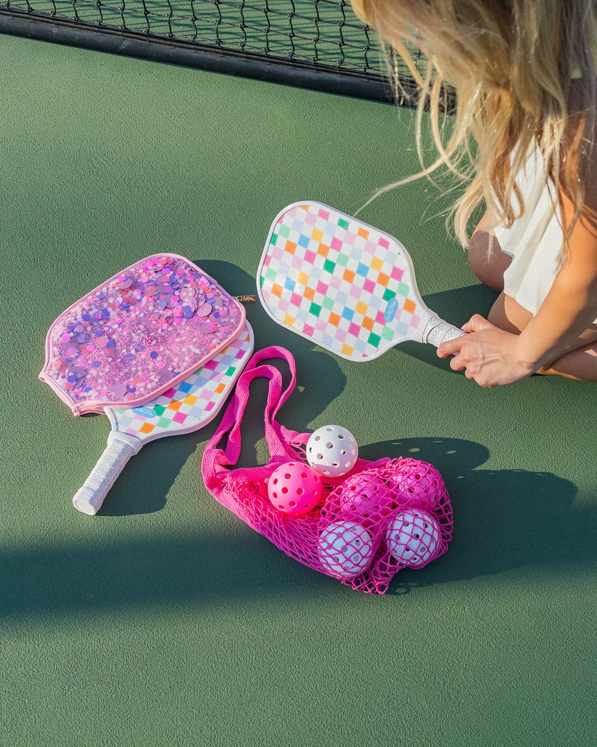 Pickleball Paddle and Confetti Cover Set