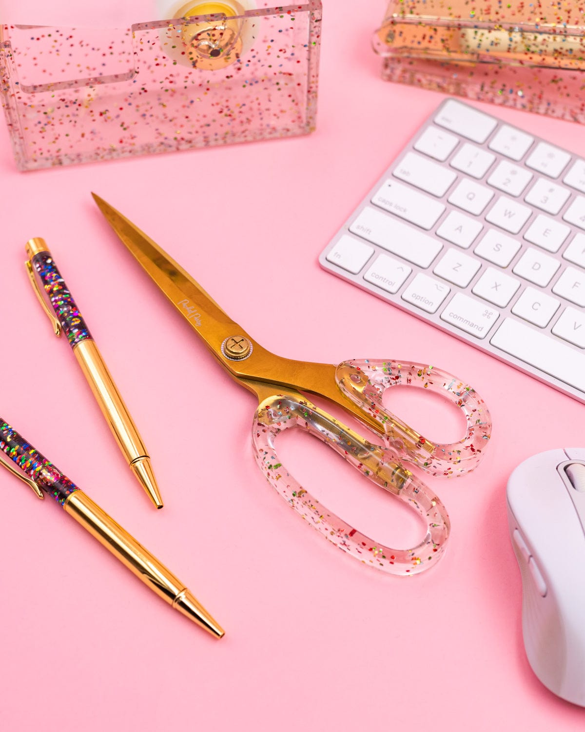 Confetti Injected Acrylic Scissors