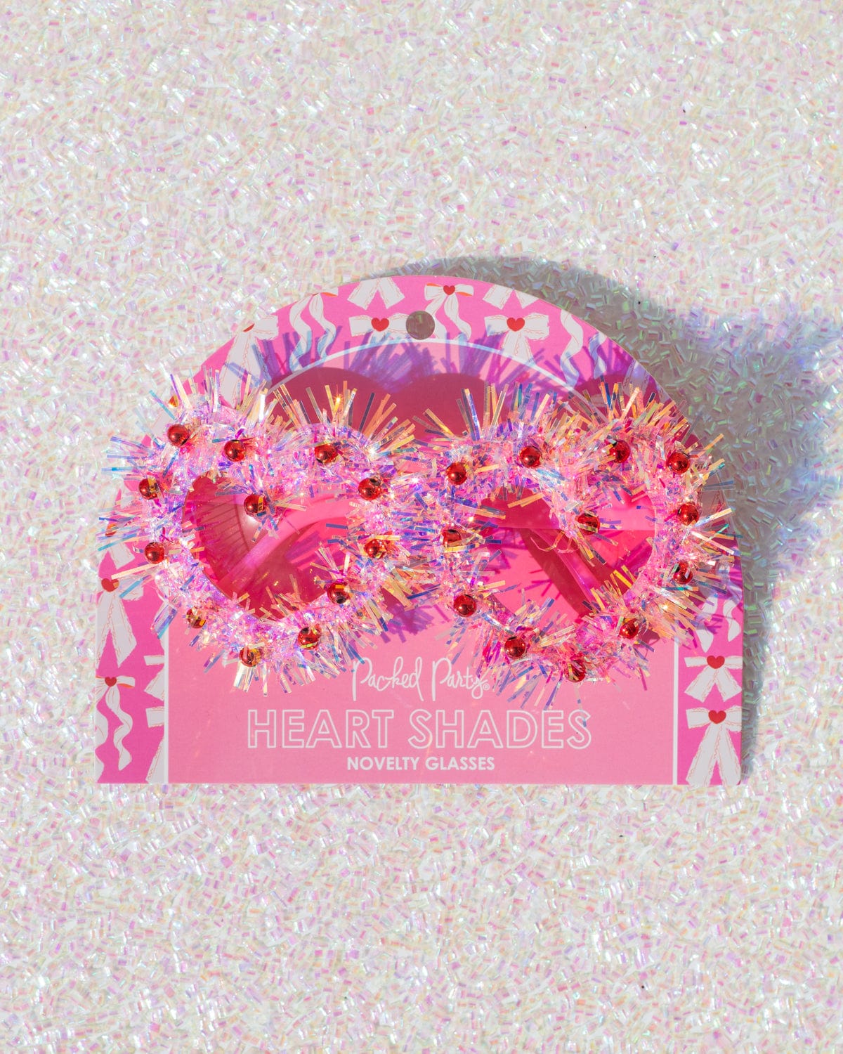 Love Stuck Novelty Heart Glasses