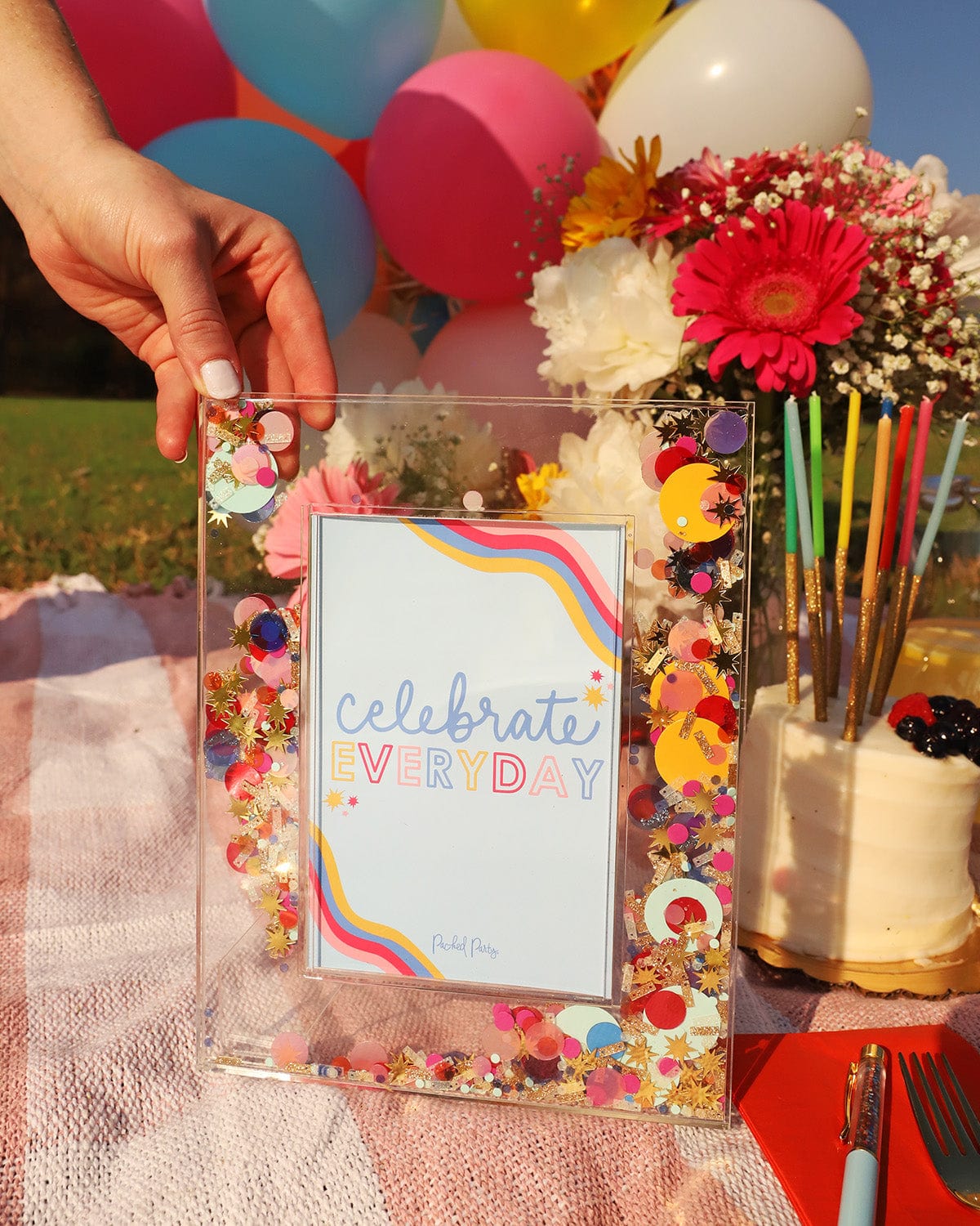 Confetti Photo Frame