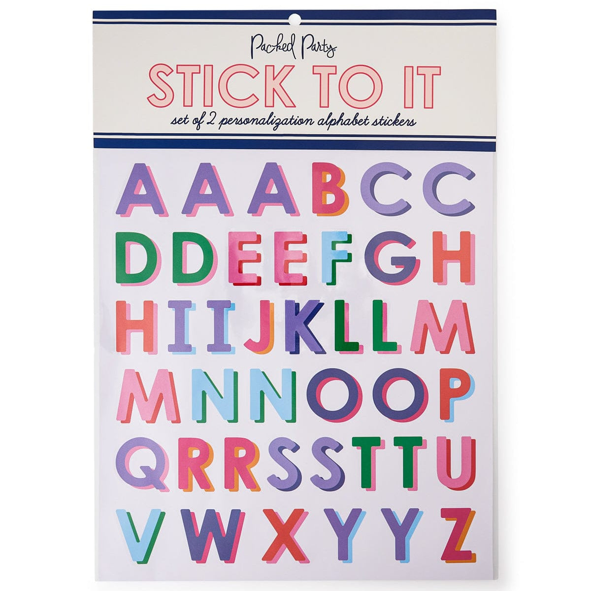 Vinyl Letter Sticker Pack – Packed Party
