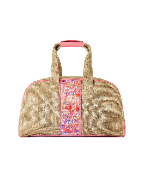 Bring On The Fun Woven Weekender Duffle Bag