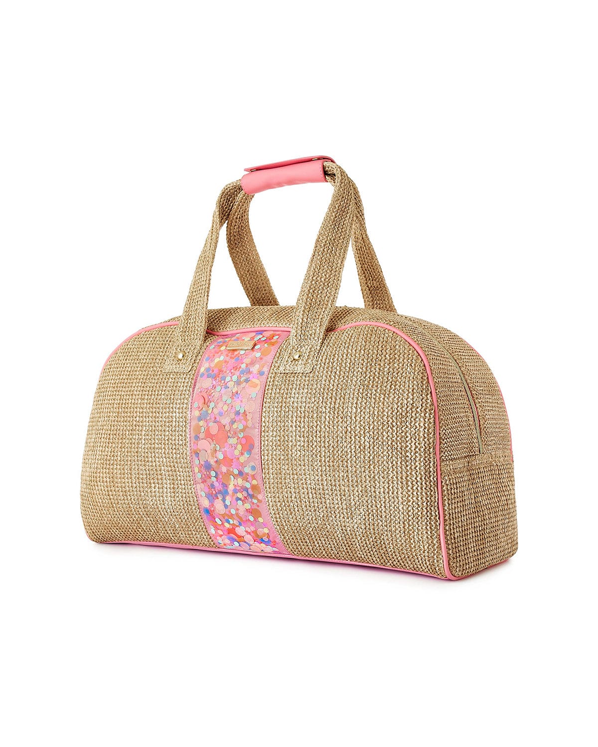 Ratan Woven Weekender Duffel Bag