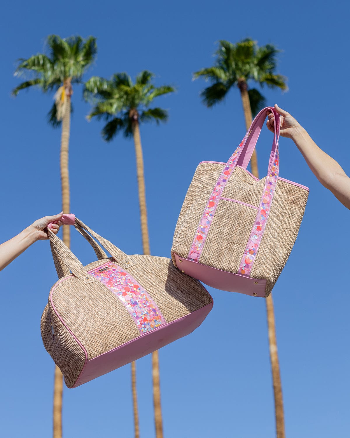Ratan Woven Weekender Duffel Bag