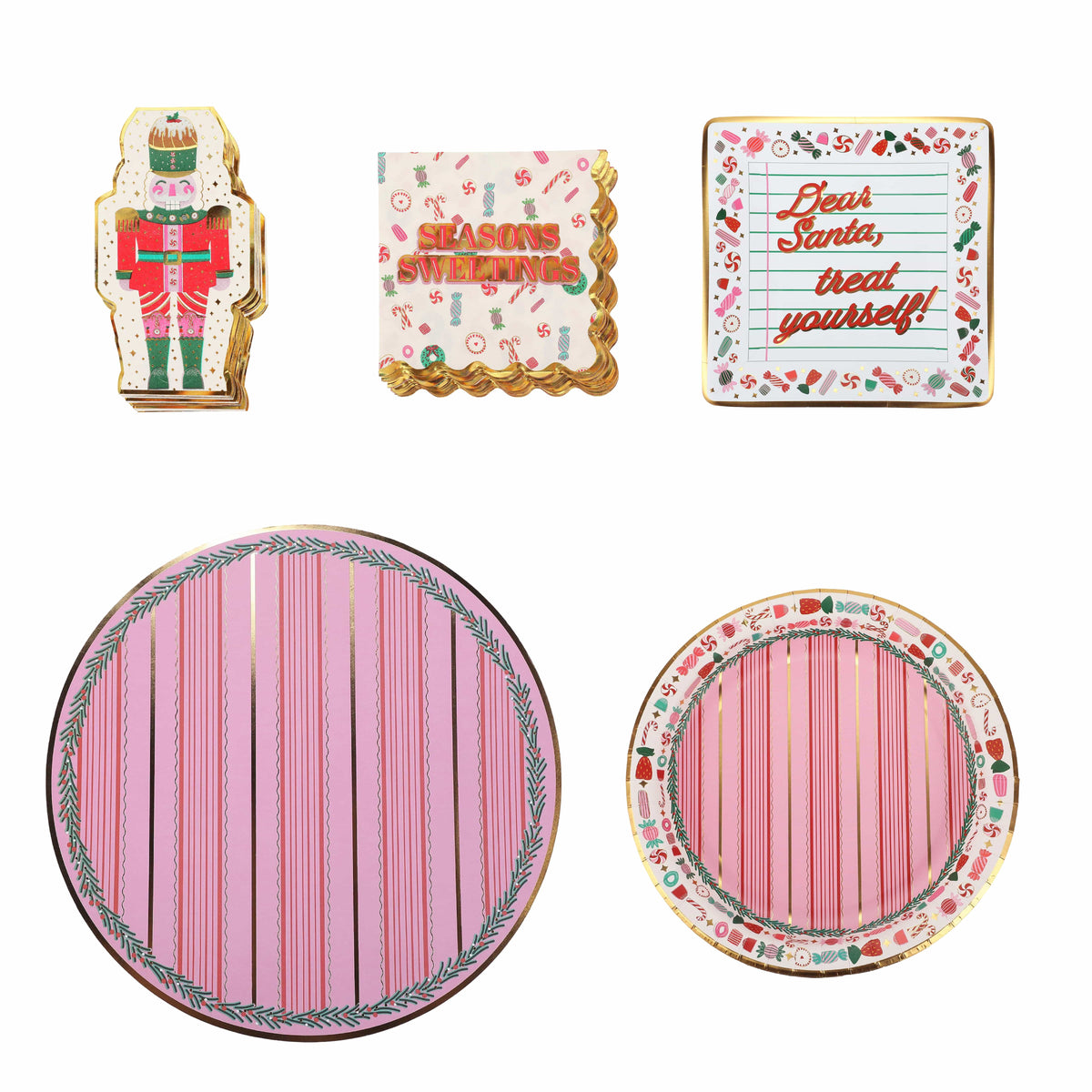 Seasons Sweetings Holiday Tableware Party Kit